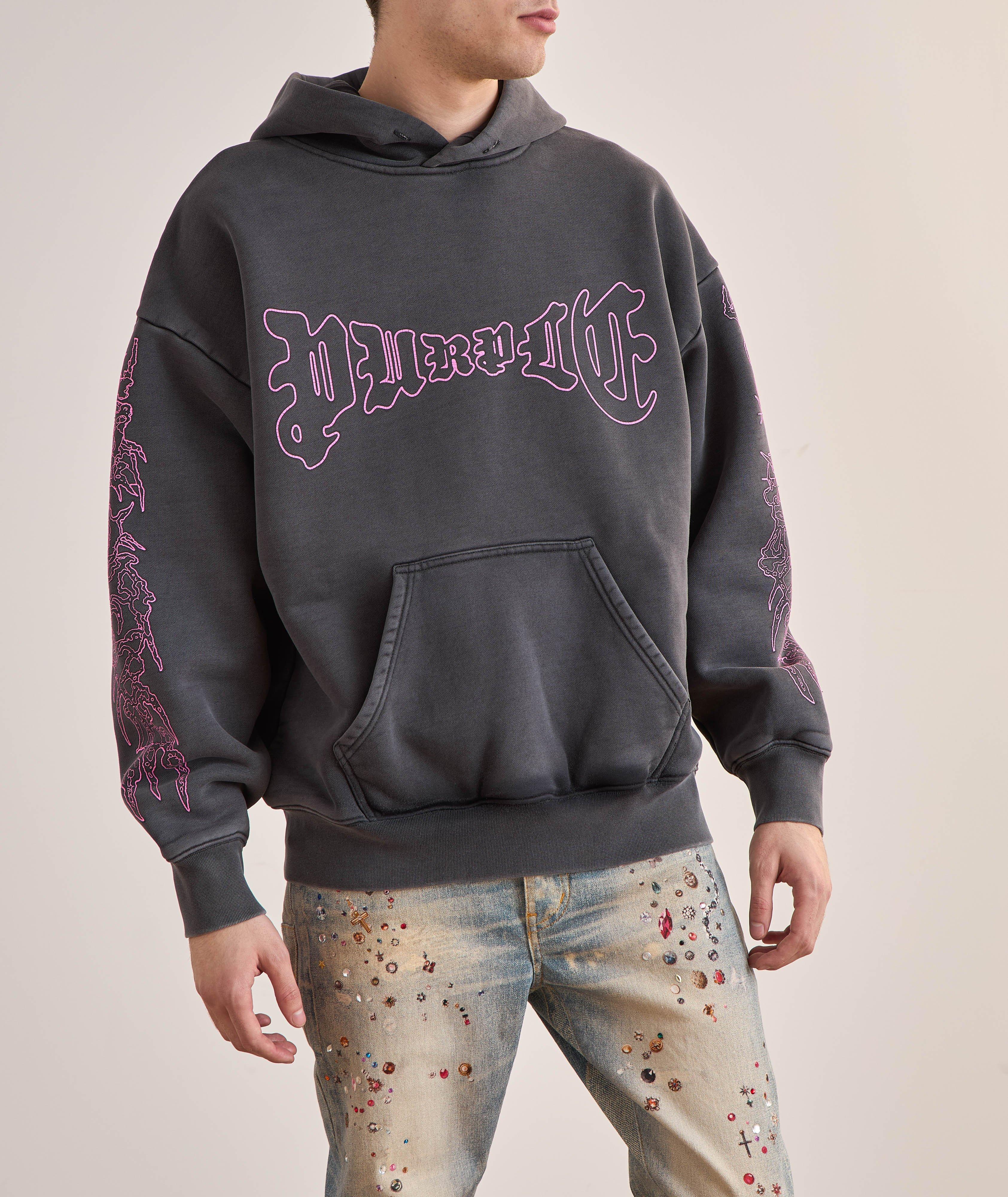 Kangourou en coton avec logo gothique image 1