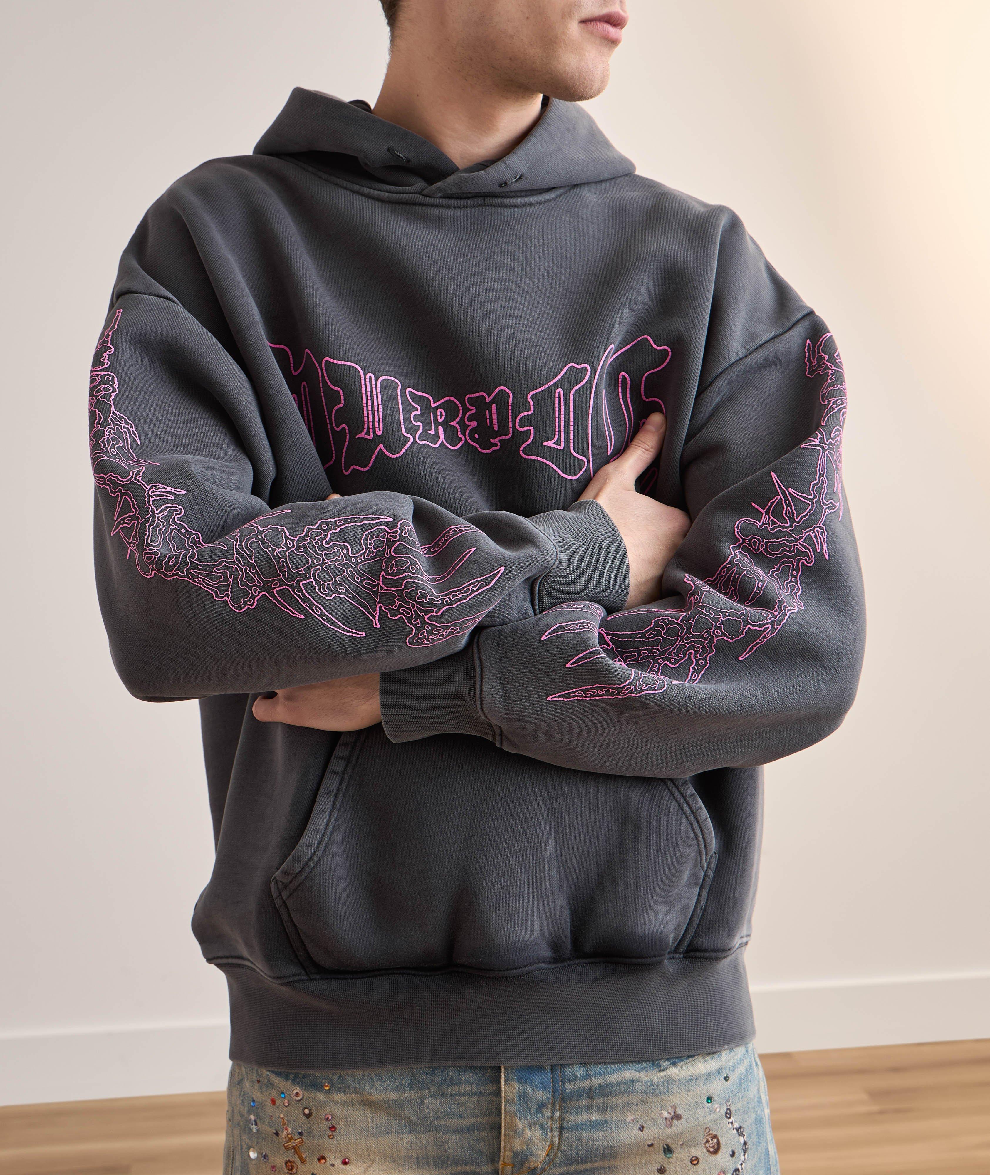Kangourou en coton avec logo gothique image 3