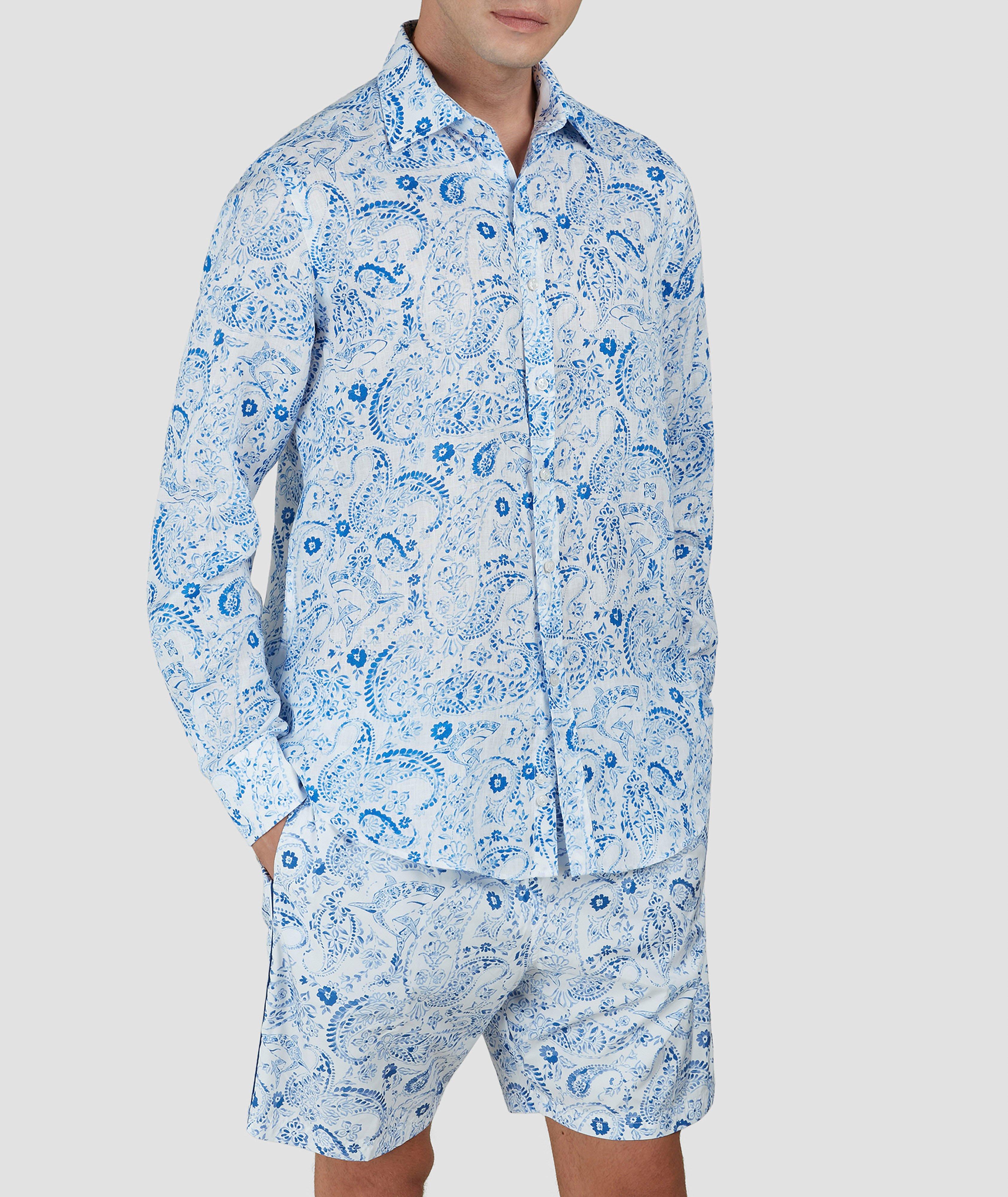 Paisley Linen Shirt image 1