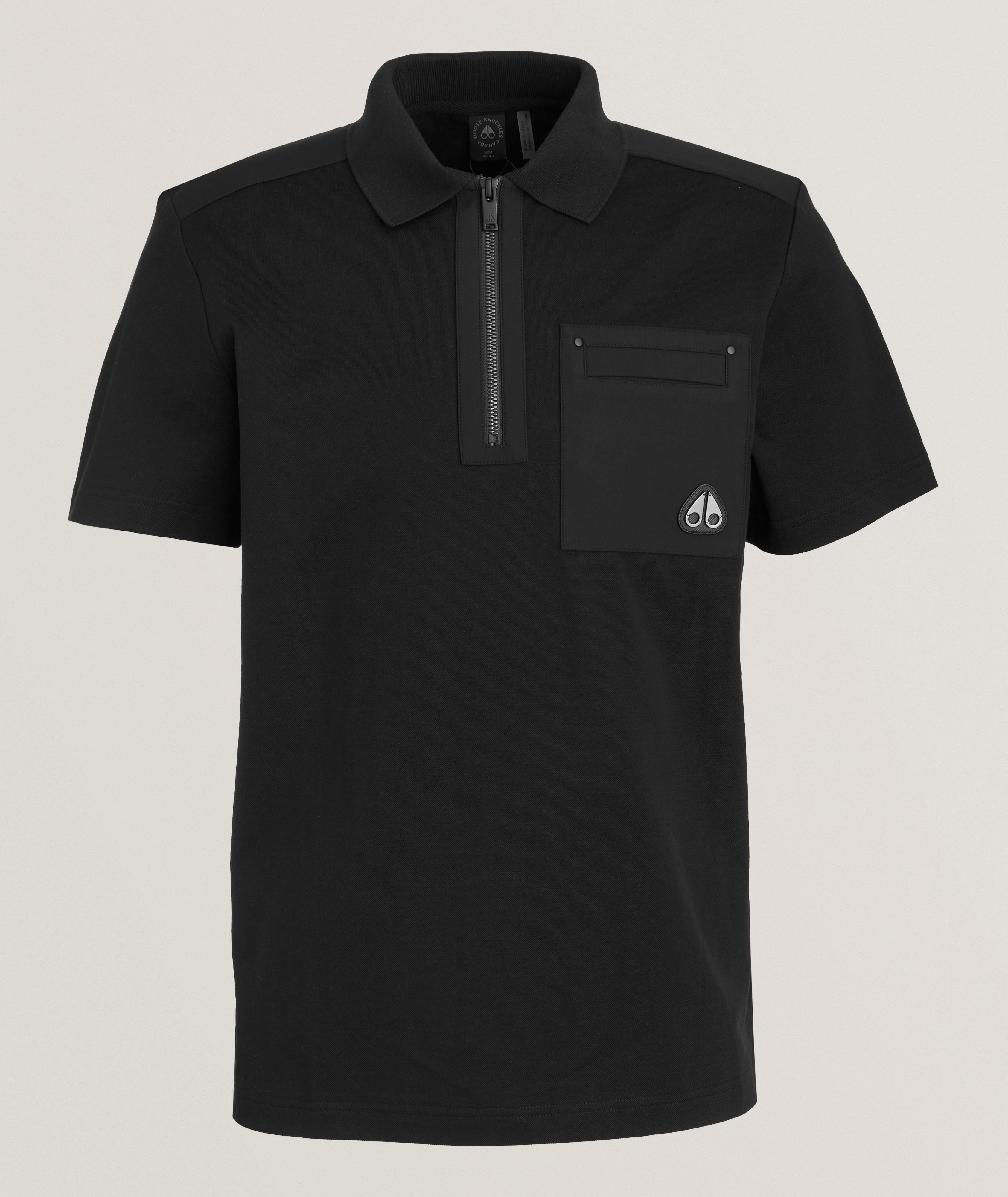 MSNCKL SS BLK PKT POLO image 0