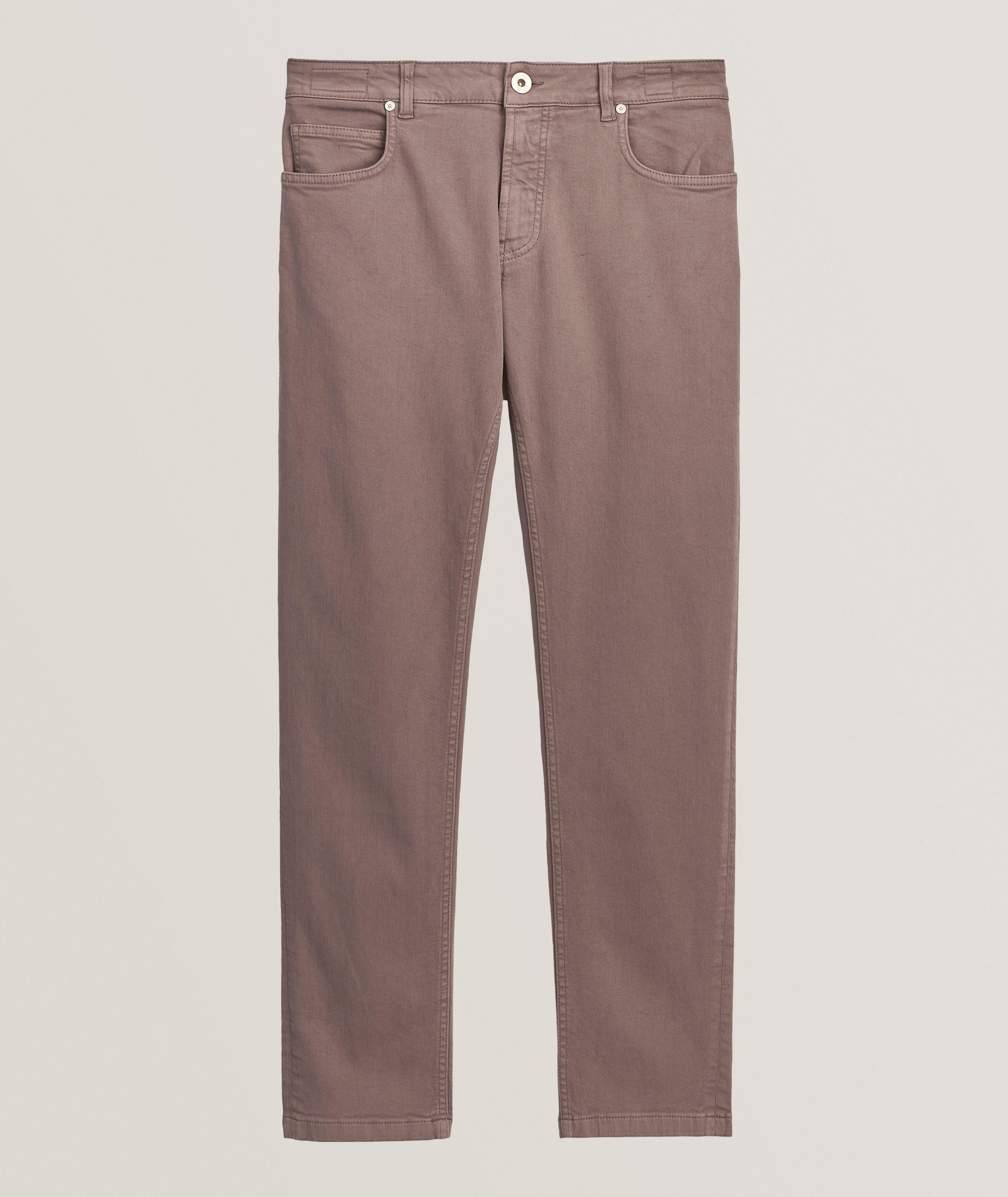 Stretch-Cotton Five-Pocket Pants image 0