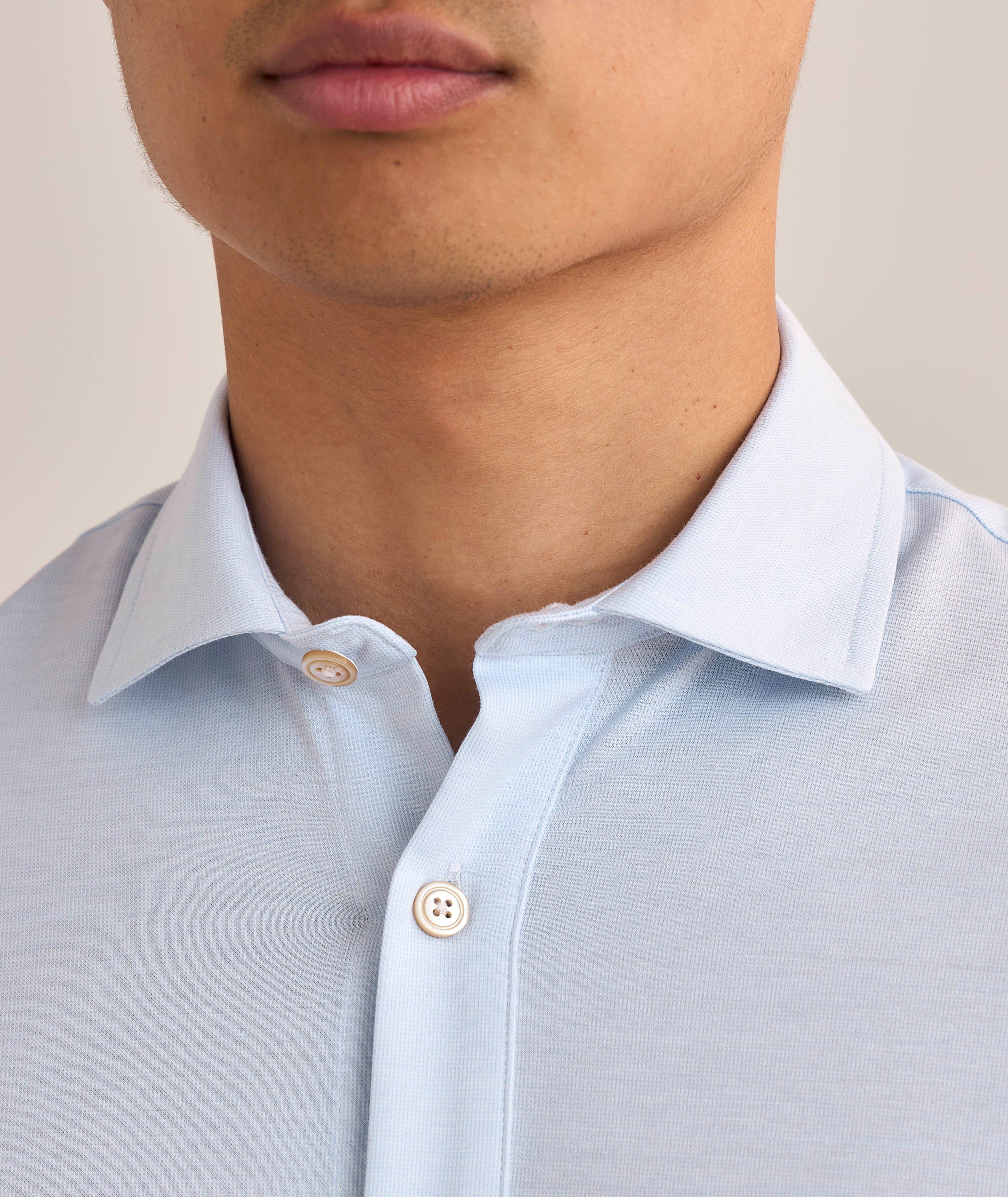 Marled Cotton Jersey Shirt image 3
