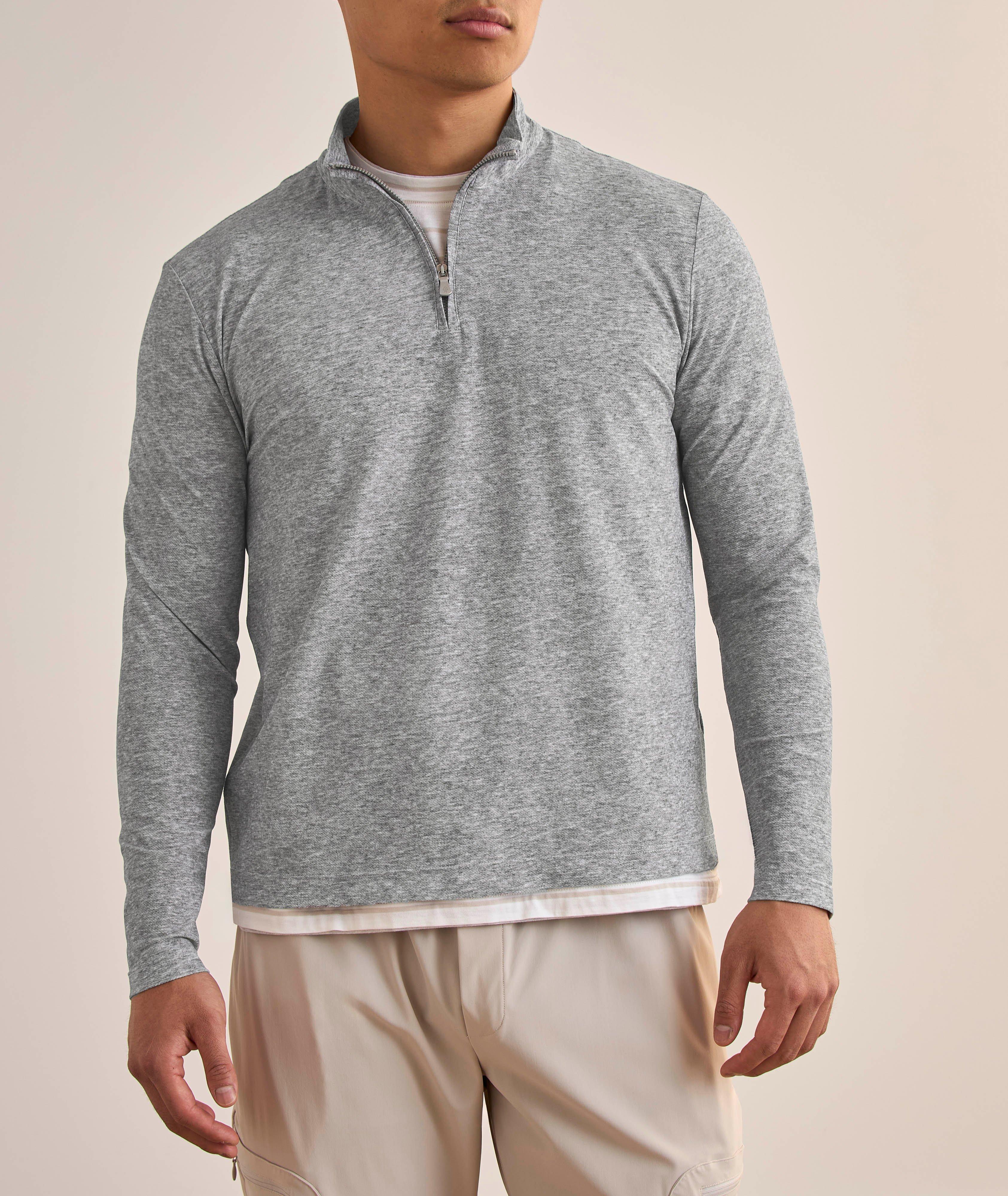 Quarter-Zip Tech Sweater image 1