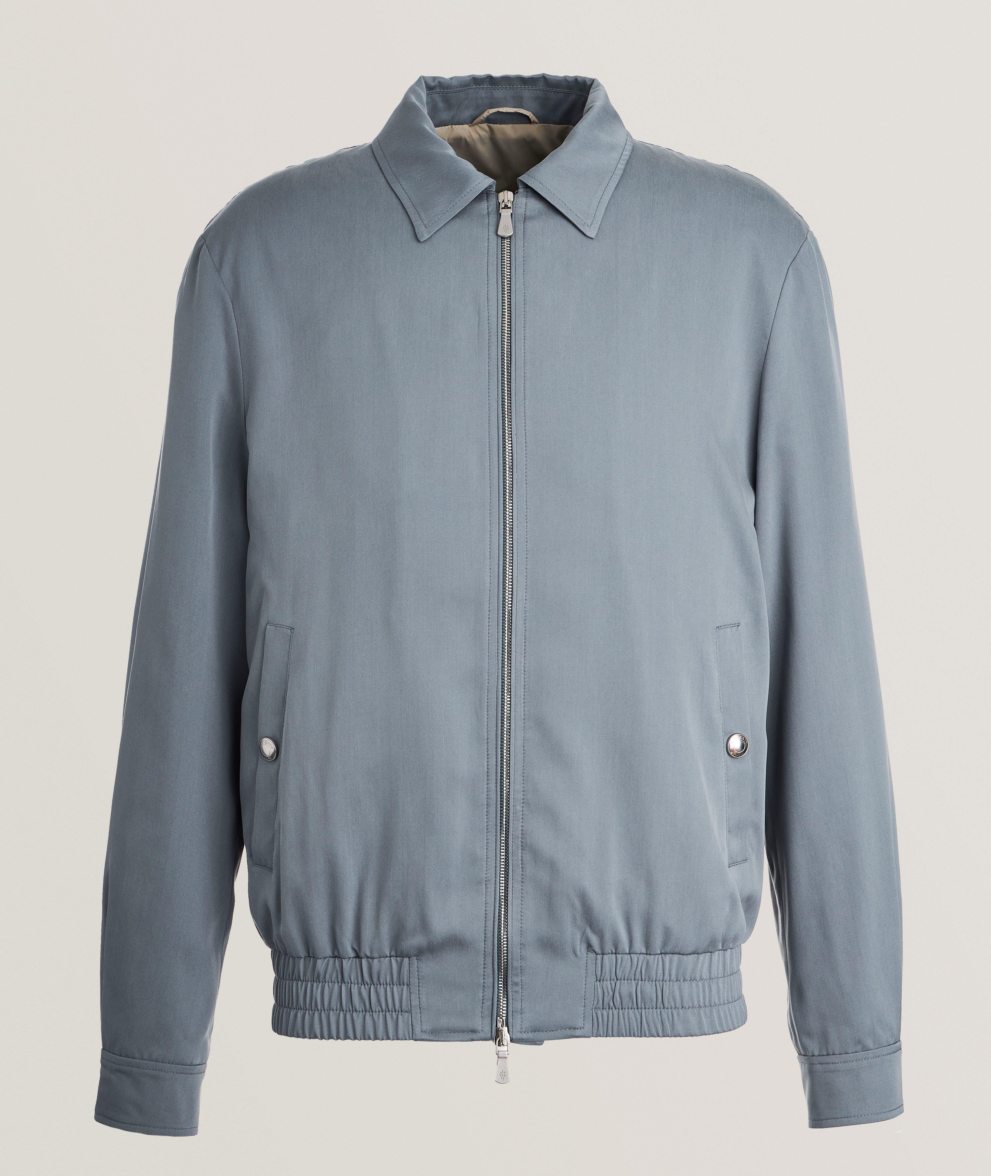 Blouson Harrington en soie image 0