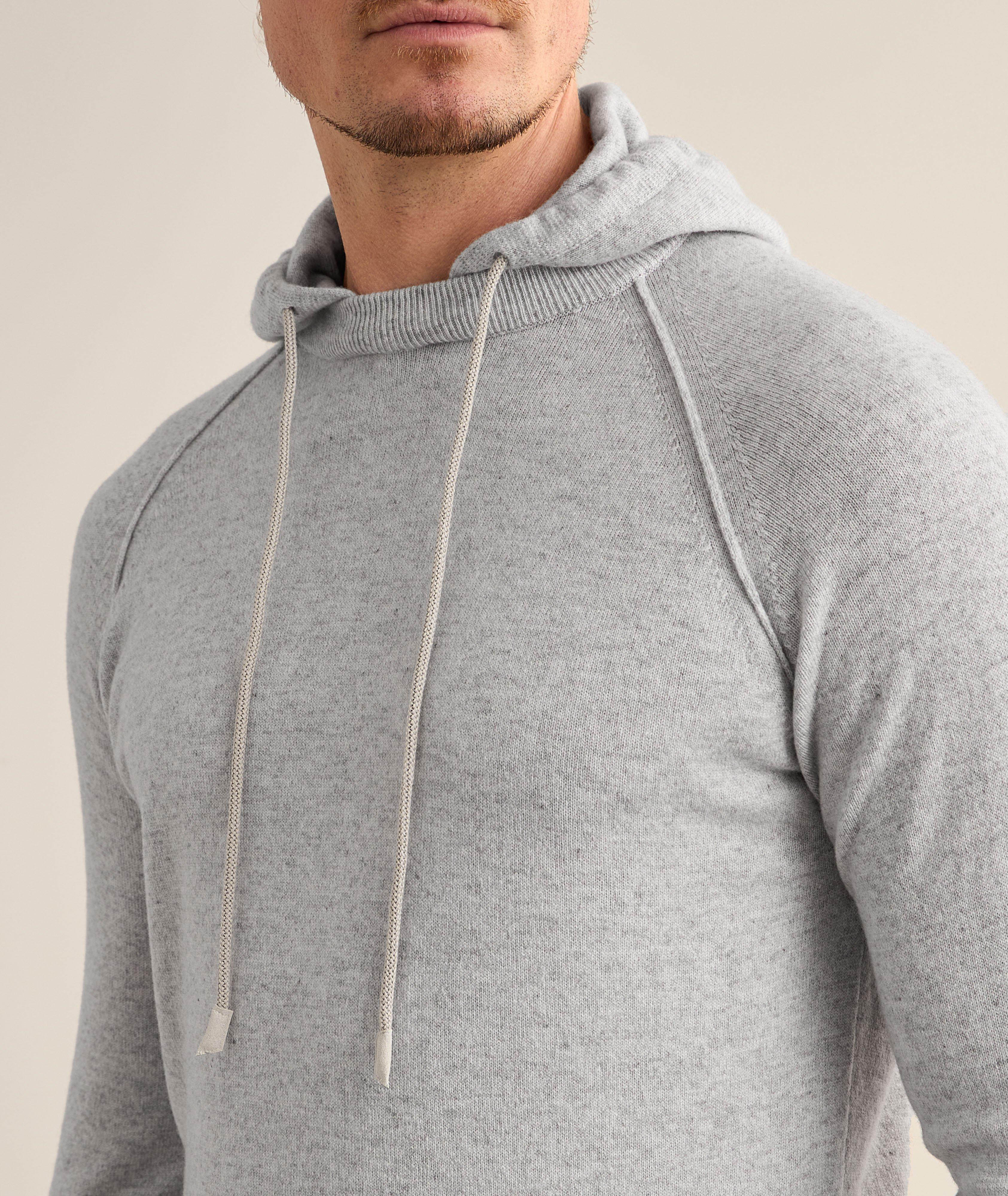 Cashmere Insert Hooded Sweater image 3