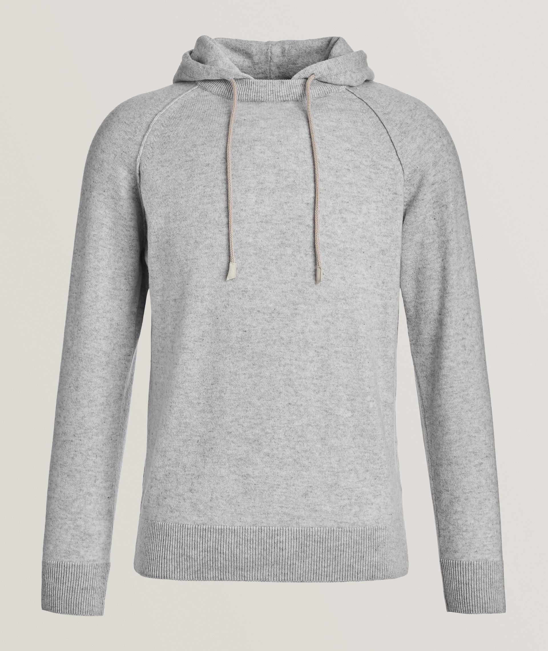 Cashmere Insert Hooded Sweater image 0