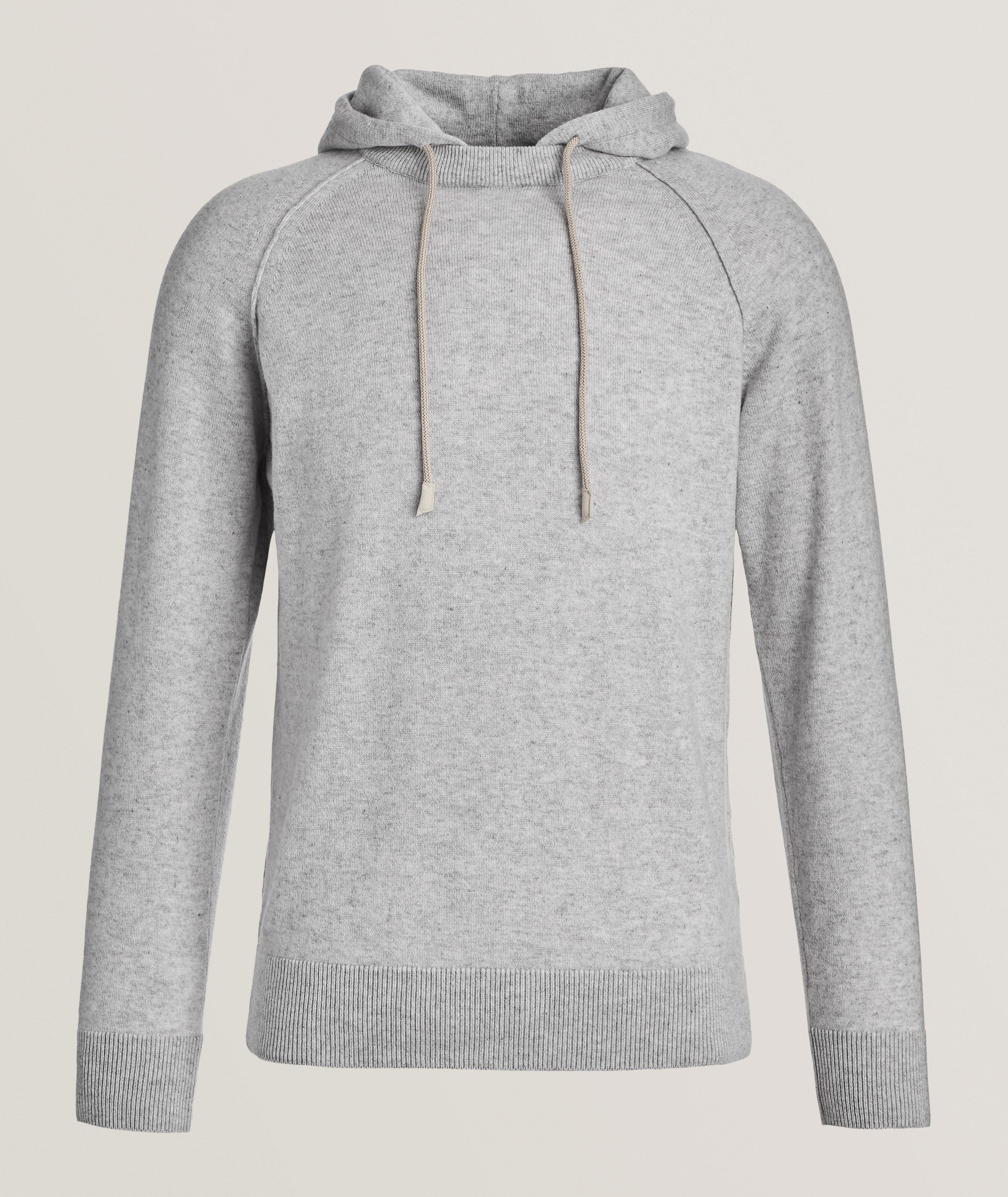 Cashmere Insert Hooded Sweater image 0