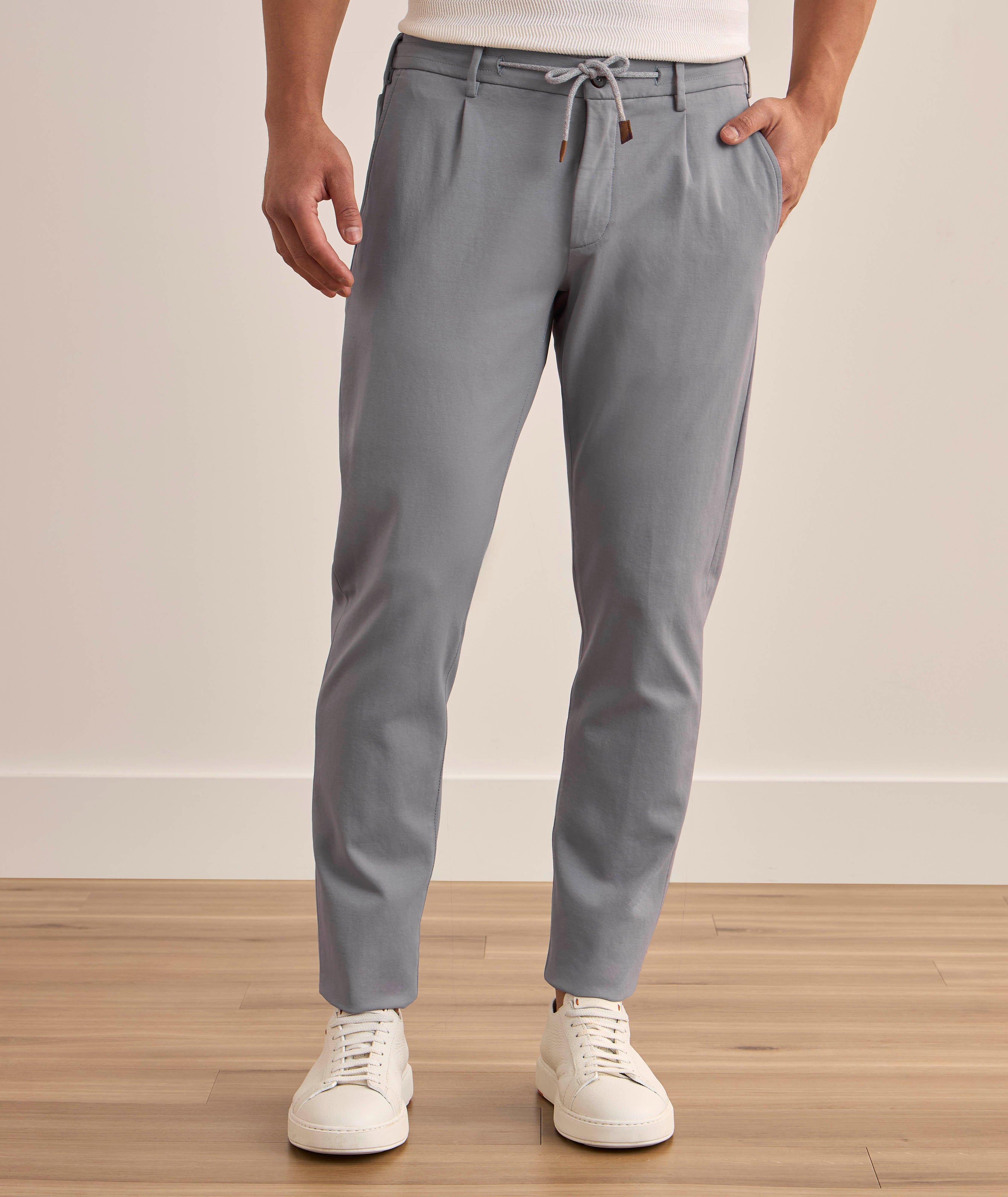 Pantalon sport en coton extensible image 1
