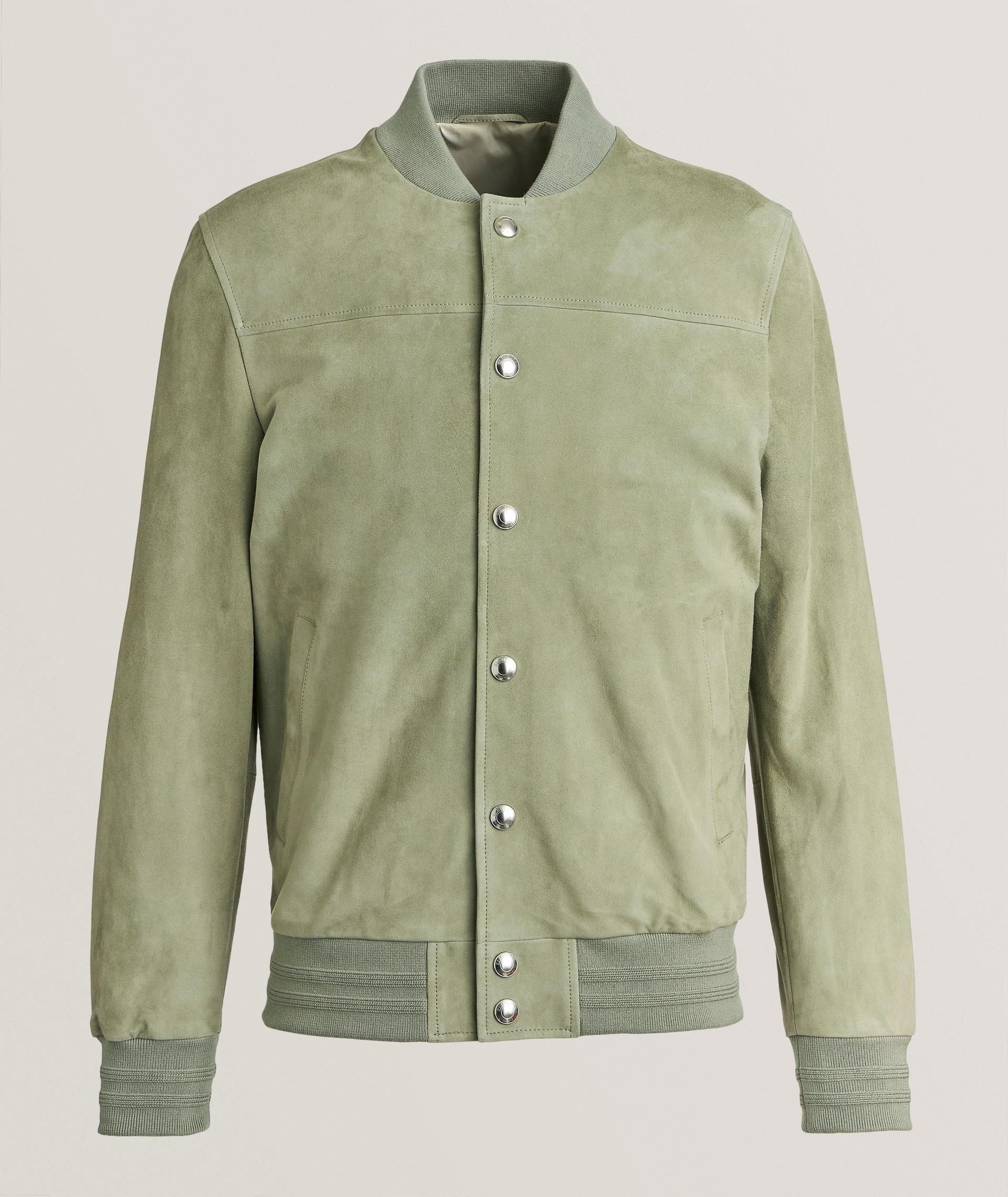 Suede Bomber Jacket image 0