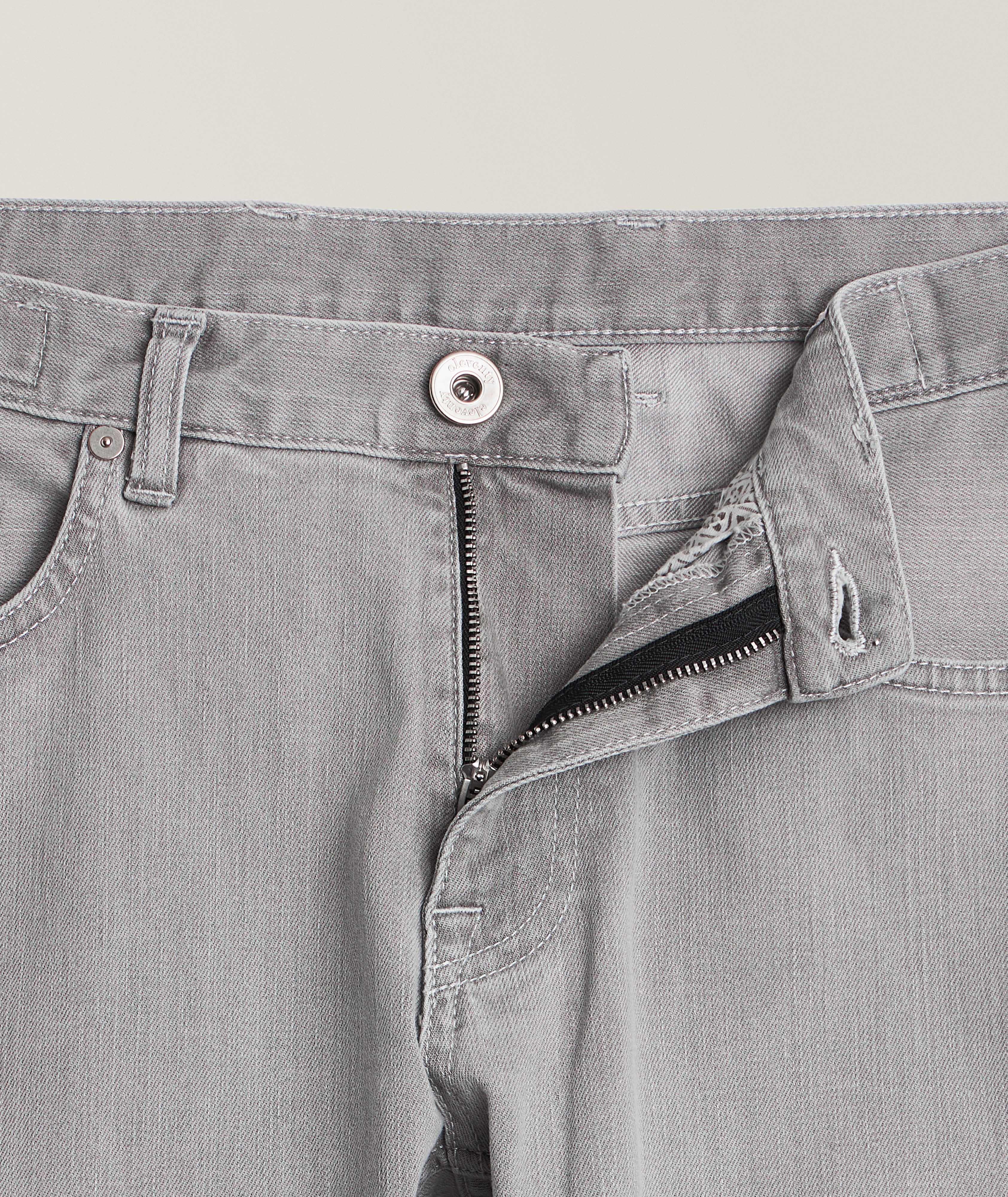 Stretch-Cotton Five-Pocket Pants image 1