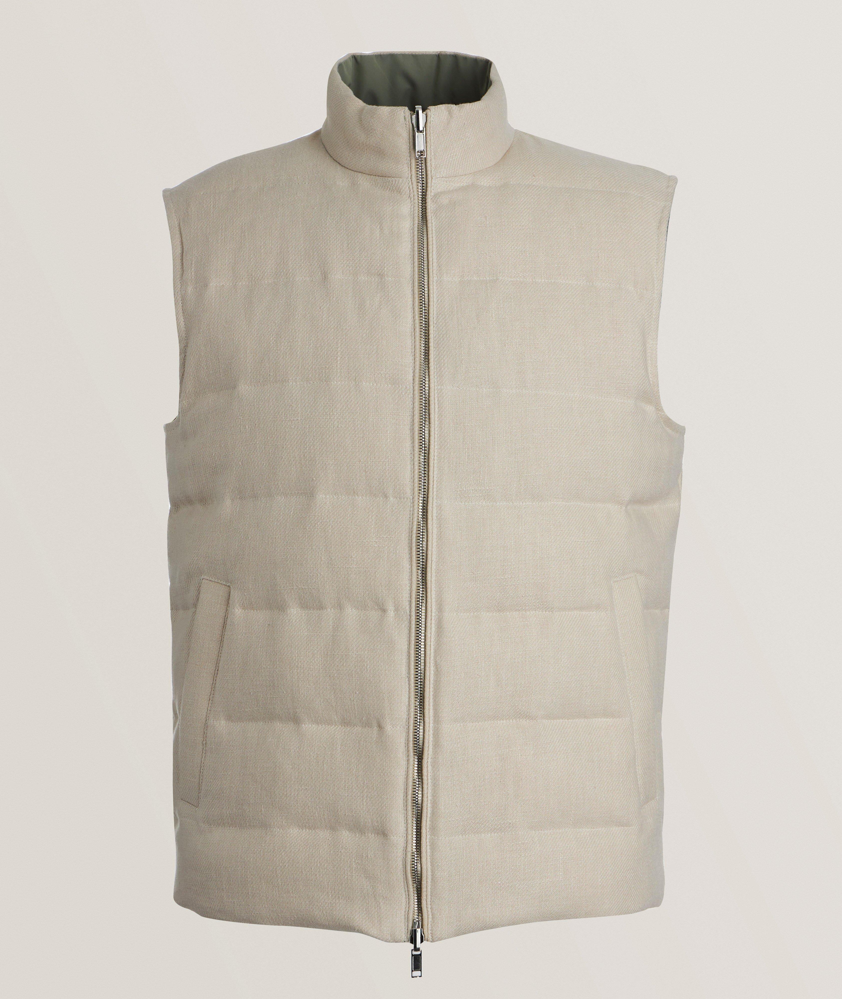 Reversible Linen Tech Vest  image 0