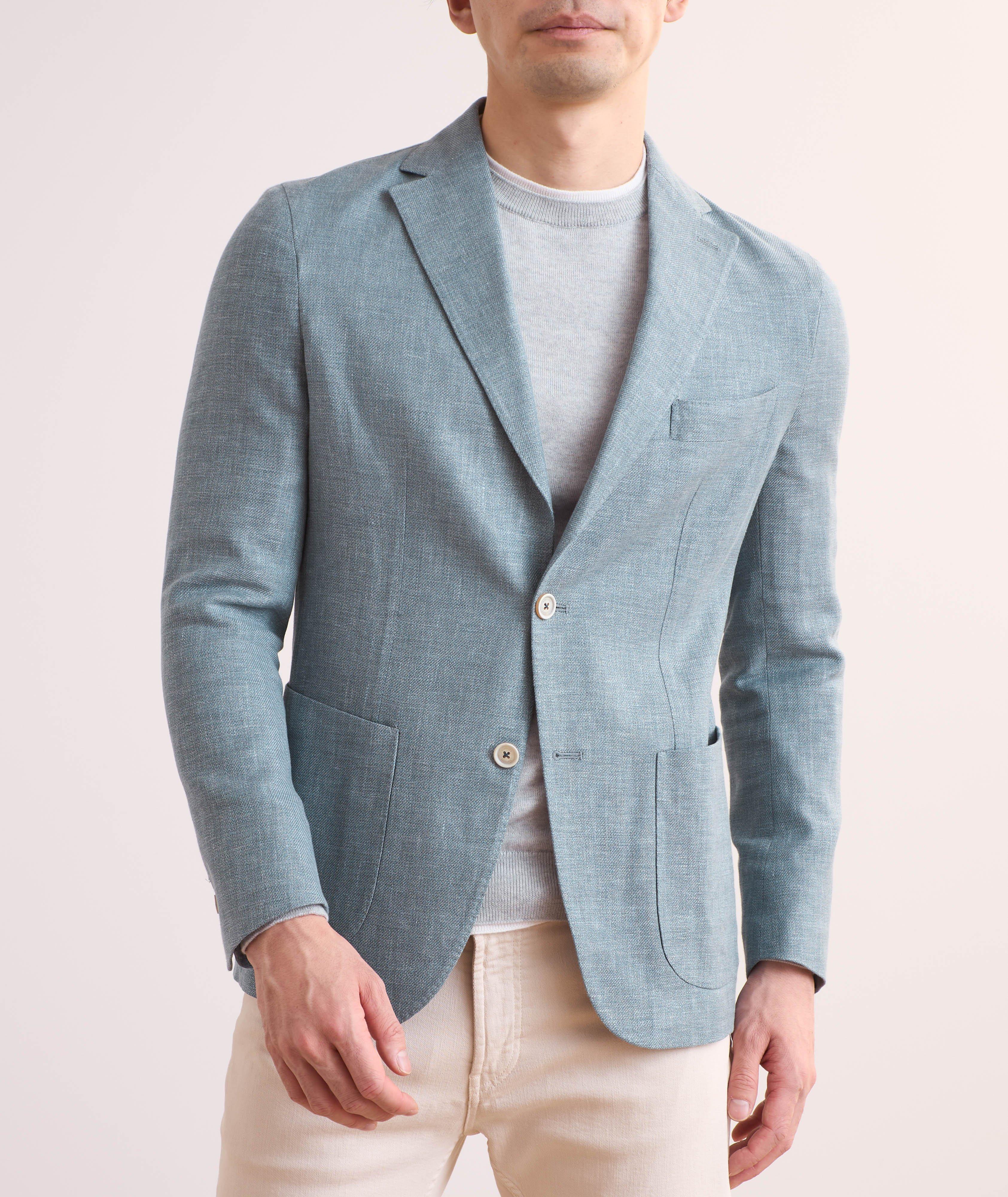 Soft Linen-Wool-Silk Sport Jacket image 1