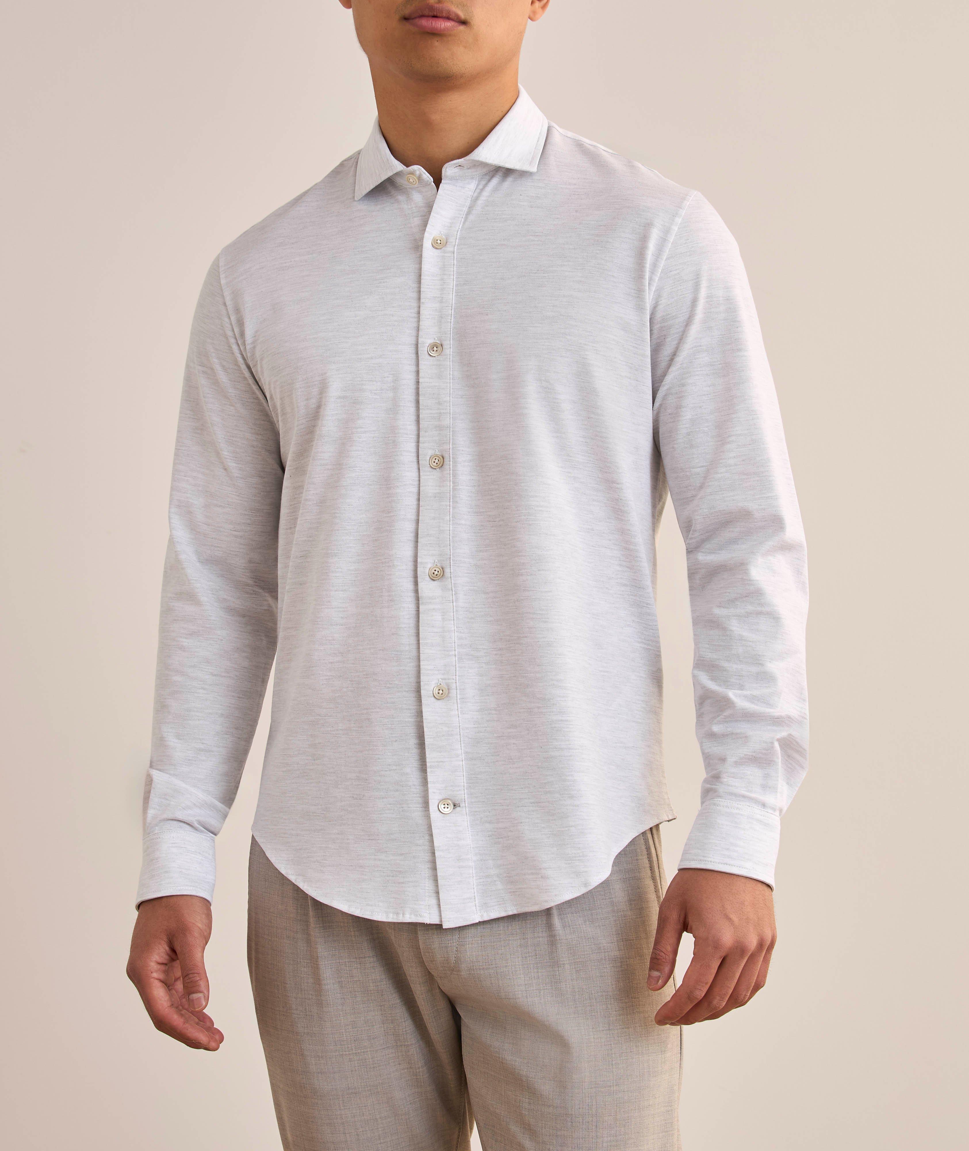Chemise en jersey de coton marbré image 1