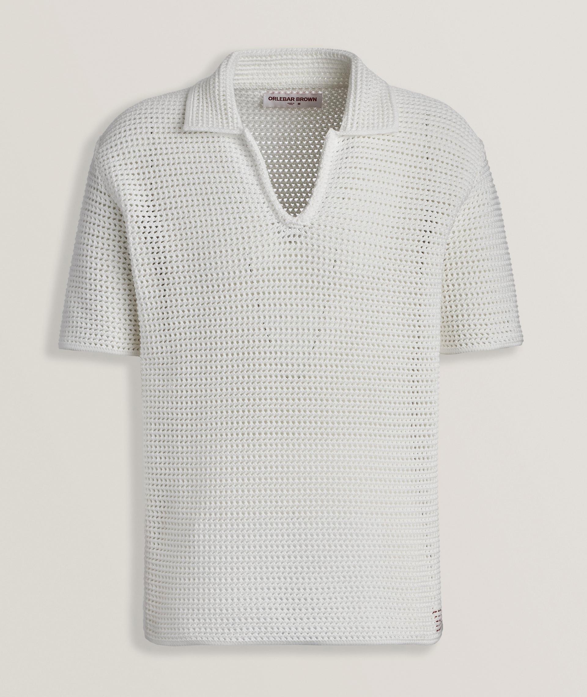 Polo Batten crocheté en coton image 0