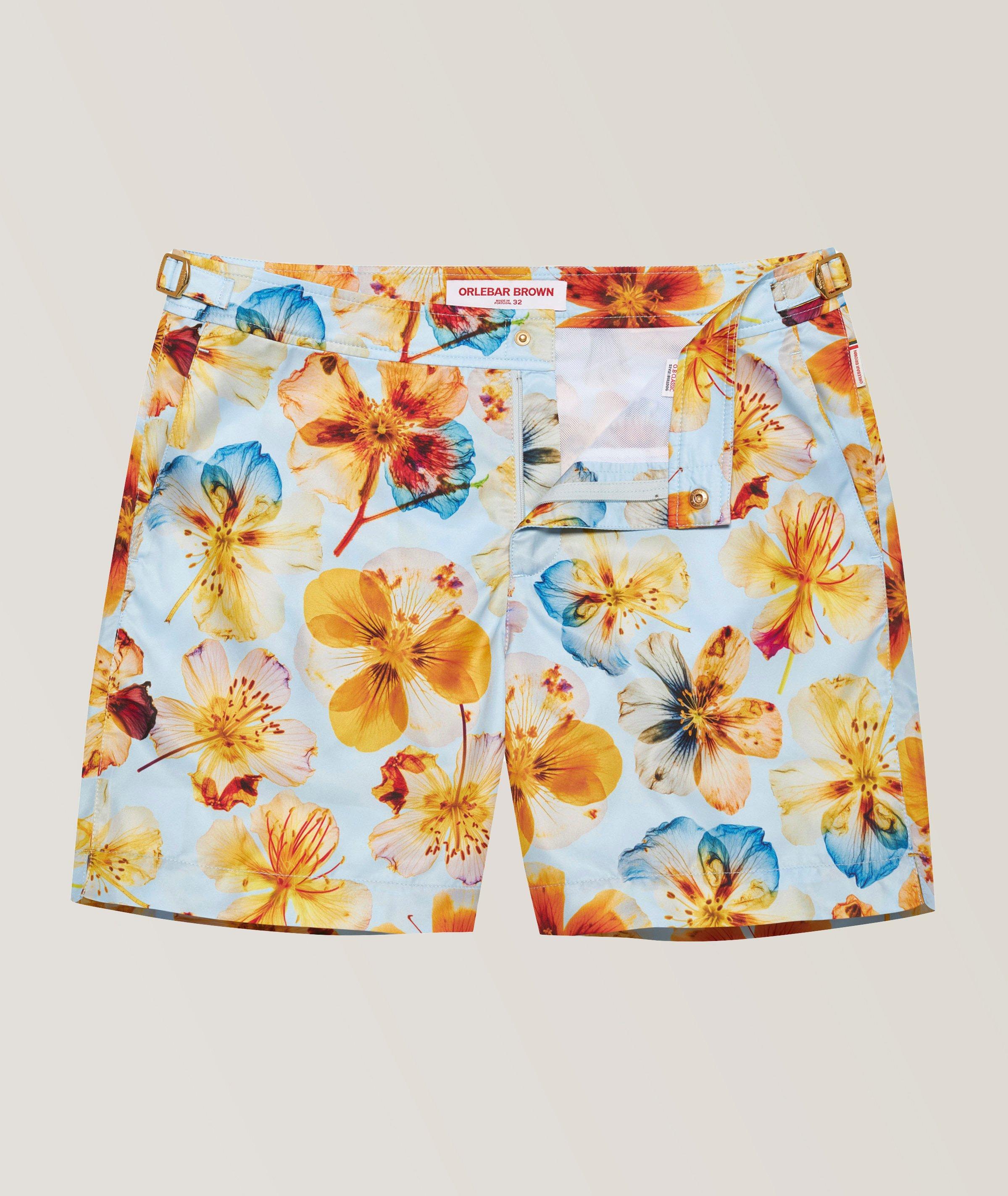 Short de bain Bulldog à motif floral image 1