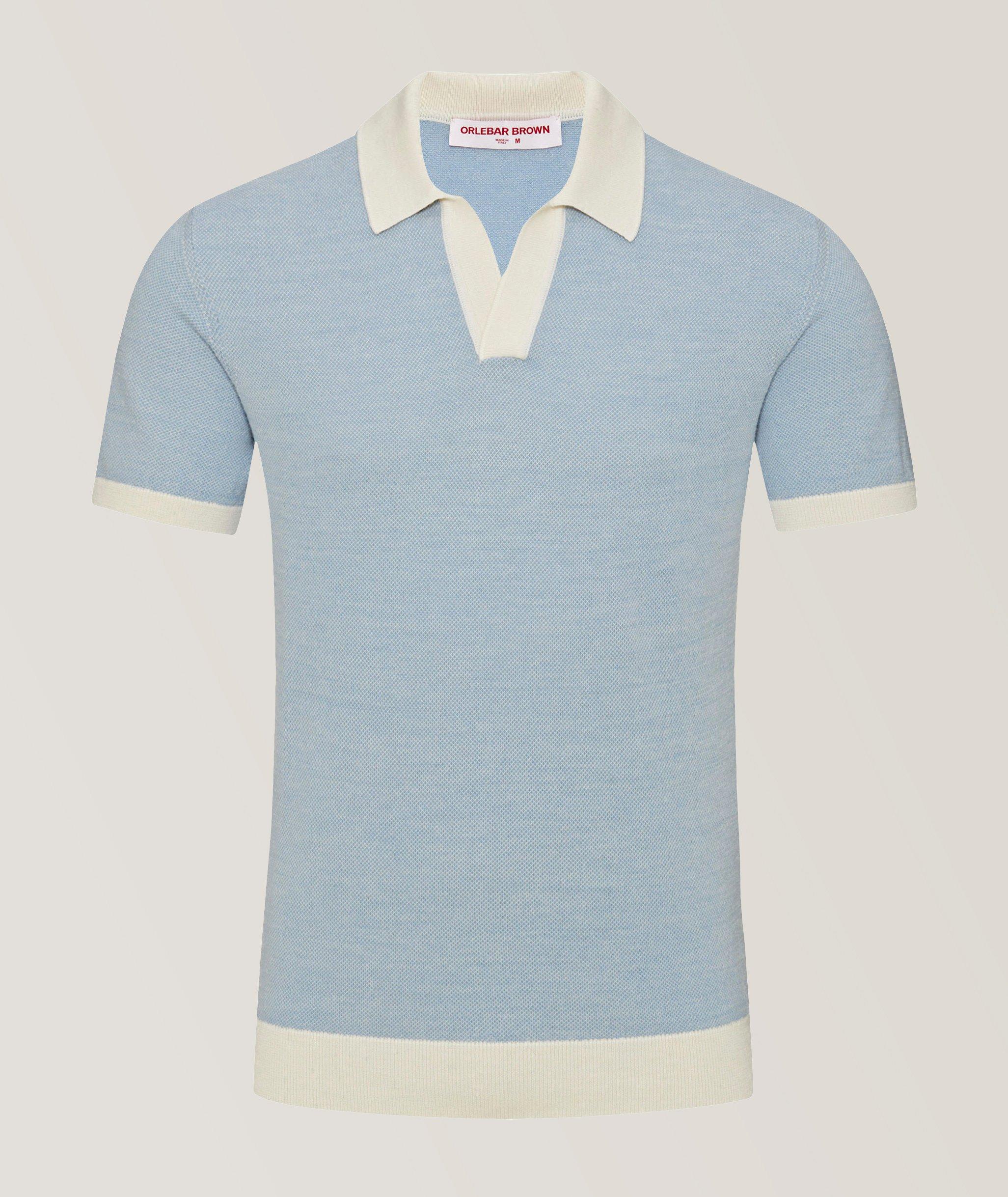 Orlebar Brown Horton Contrast Knit Polo 