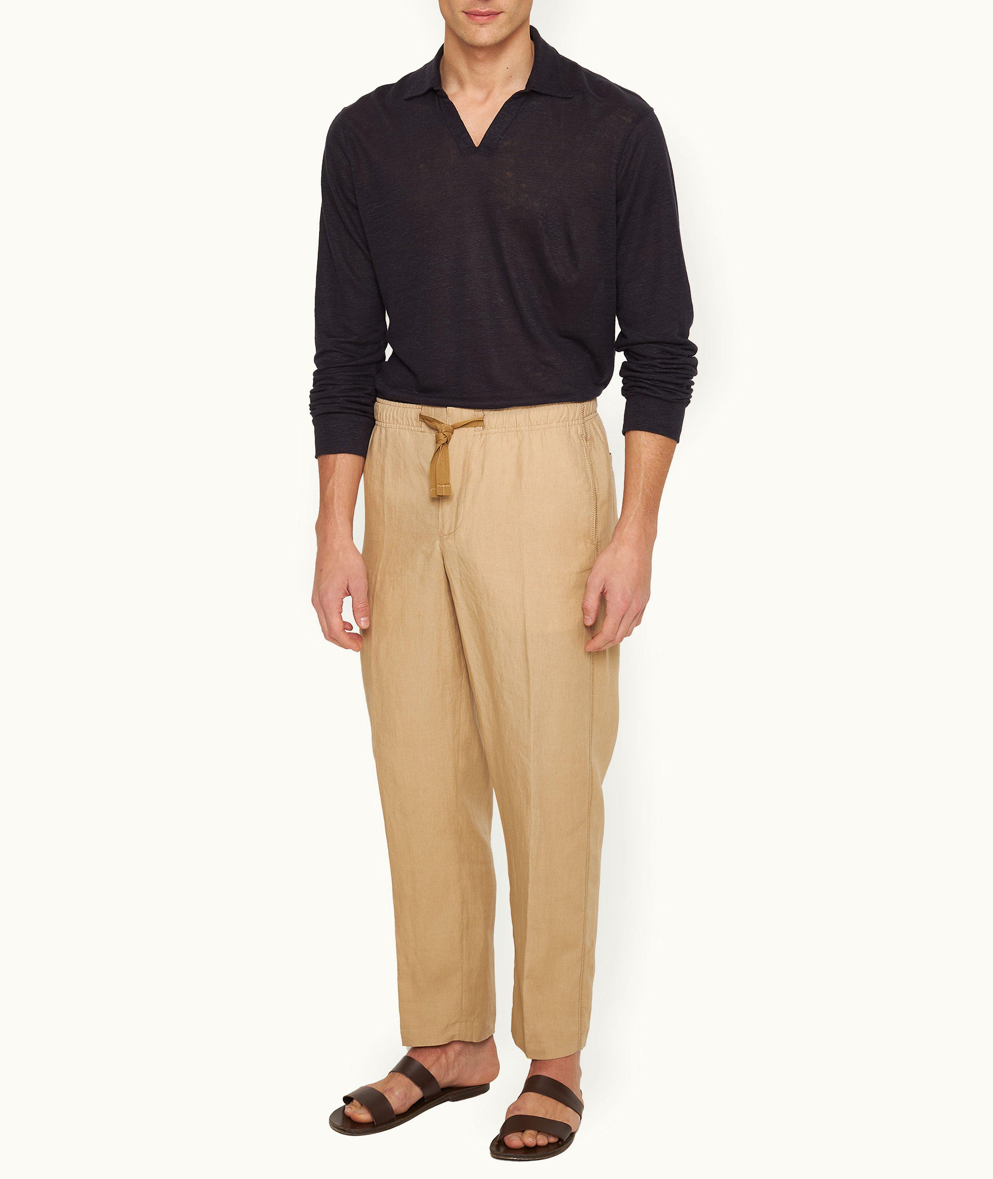 Alex Linen Tapered Pants image 1