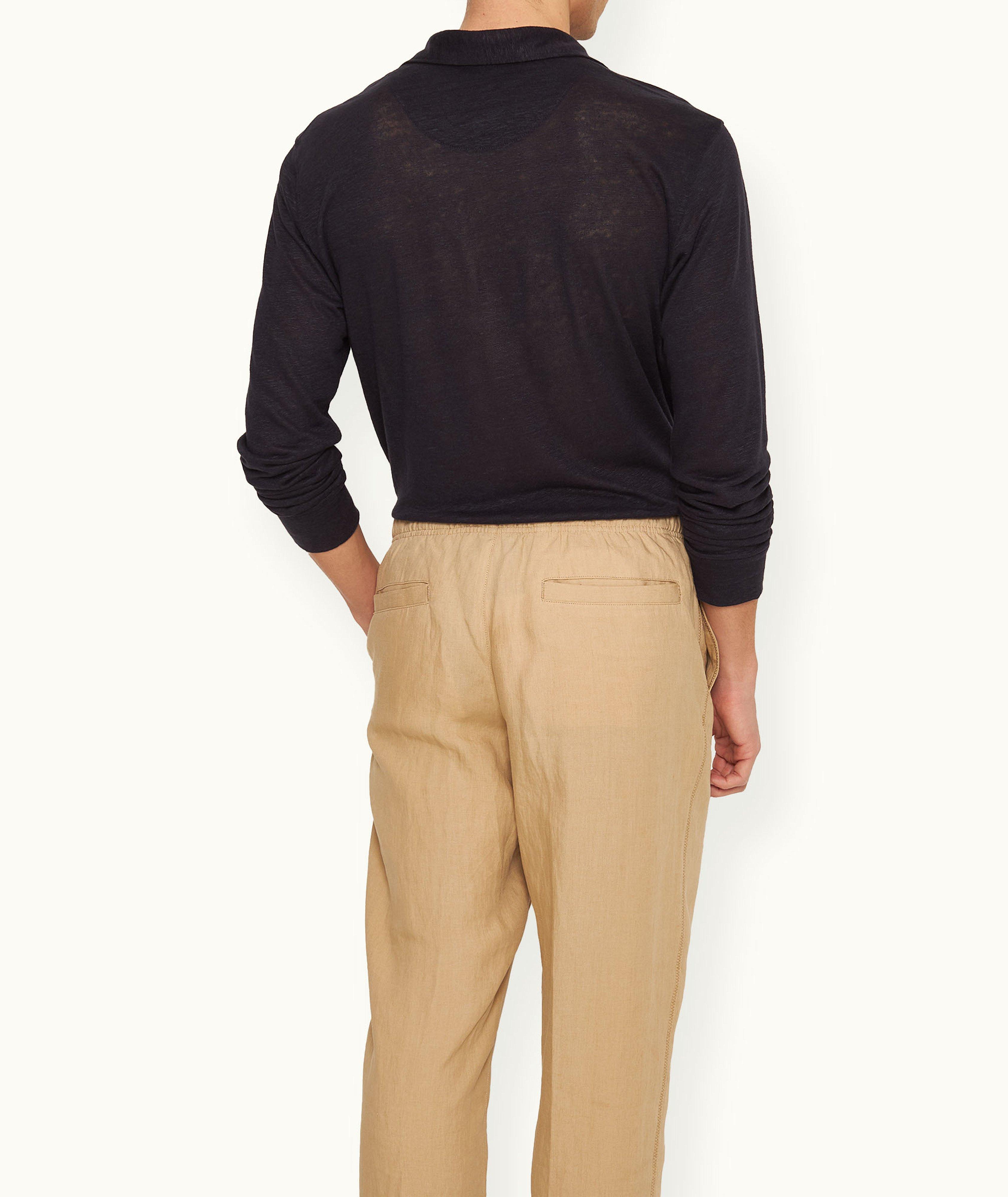 Pantalon Alex fuselé en lin image 2