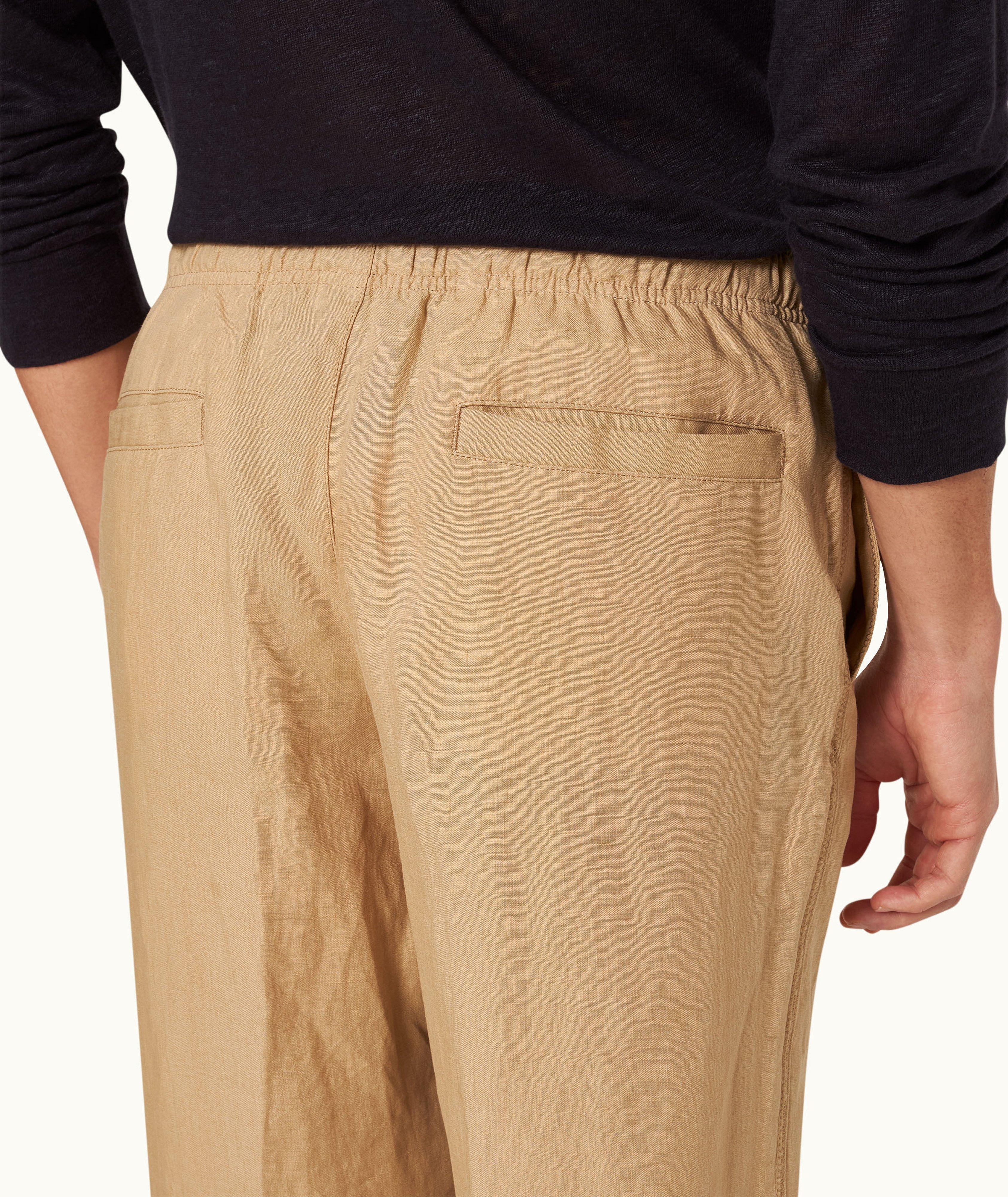 Pantalon Alex fuselé en lin image 4