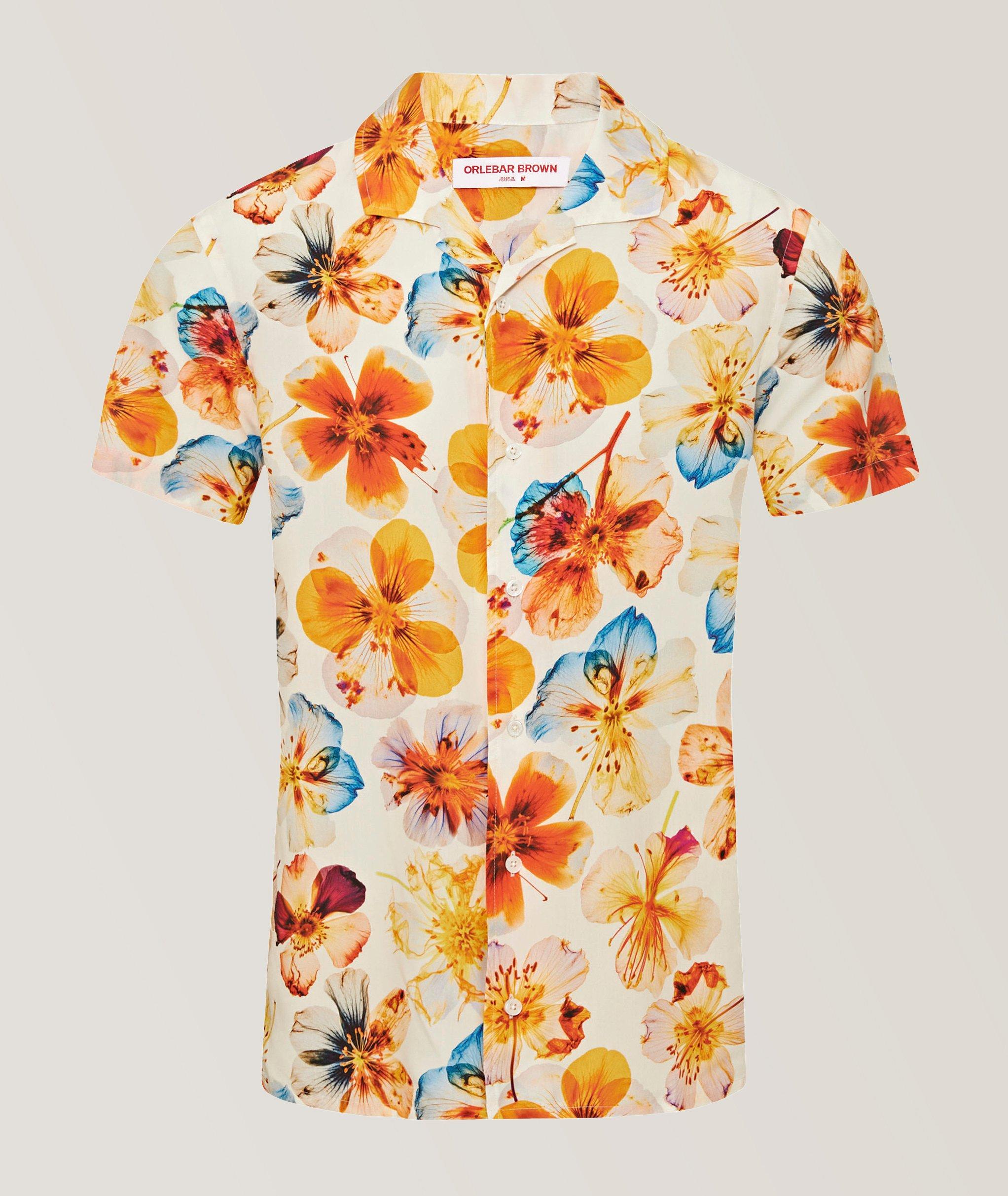 Orlebar Brown Hibbert Oshibana Floral Shirt