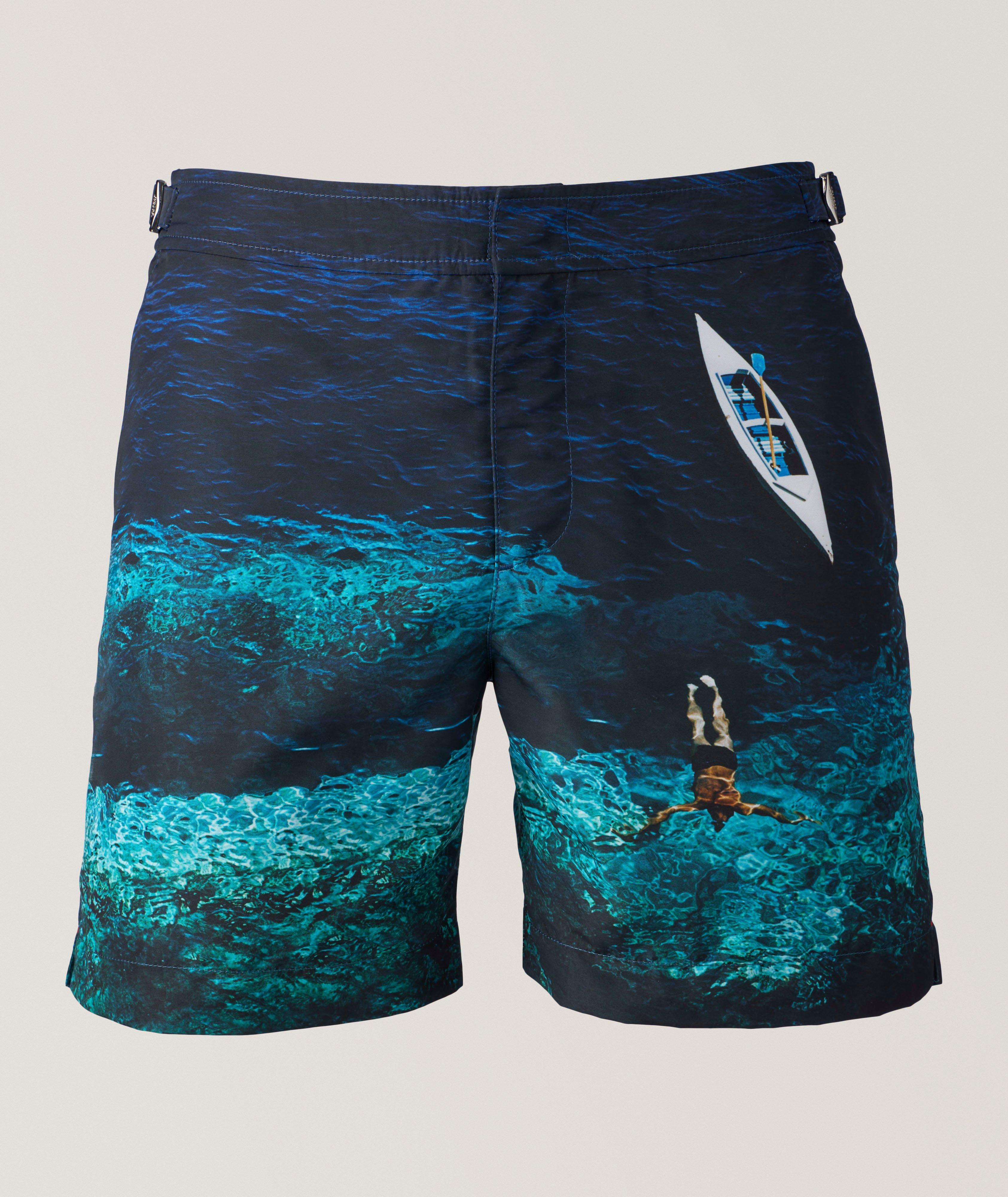 Bulldog Deep Sea Mid-Length Swim Shorts image 1