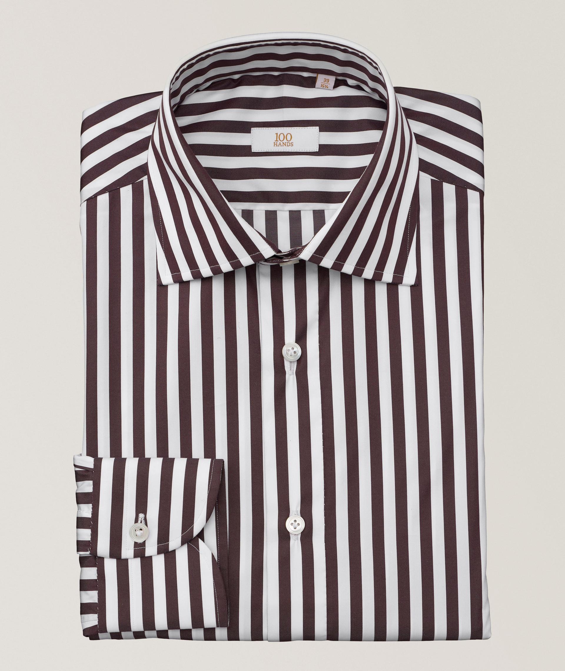 Striped Cotton Dress Shirt image 0