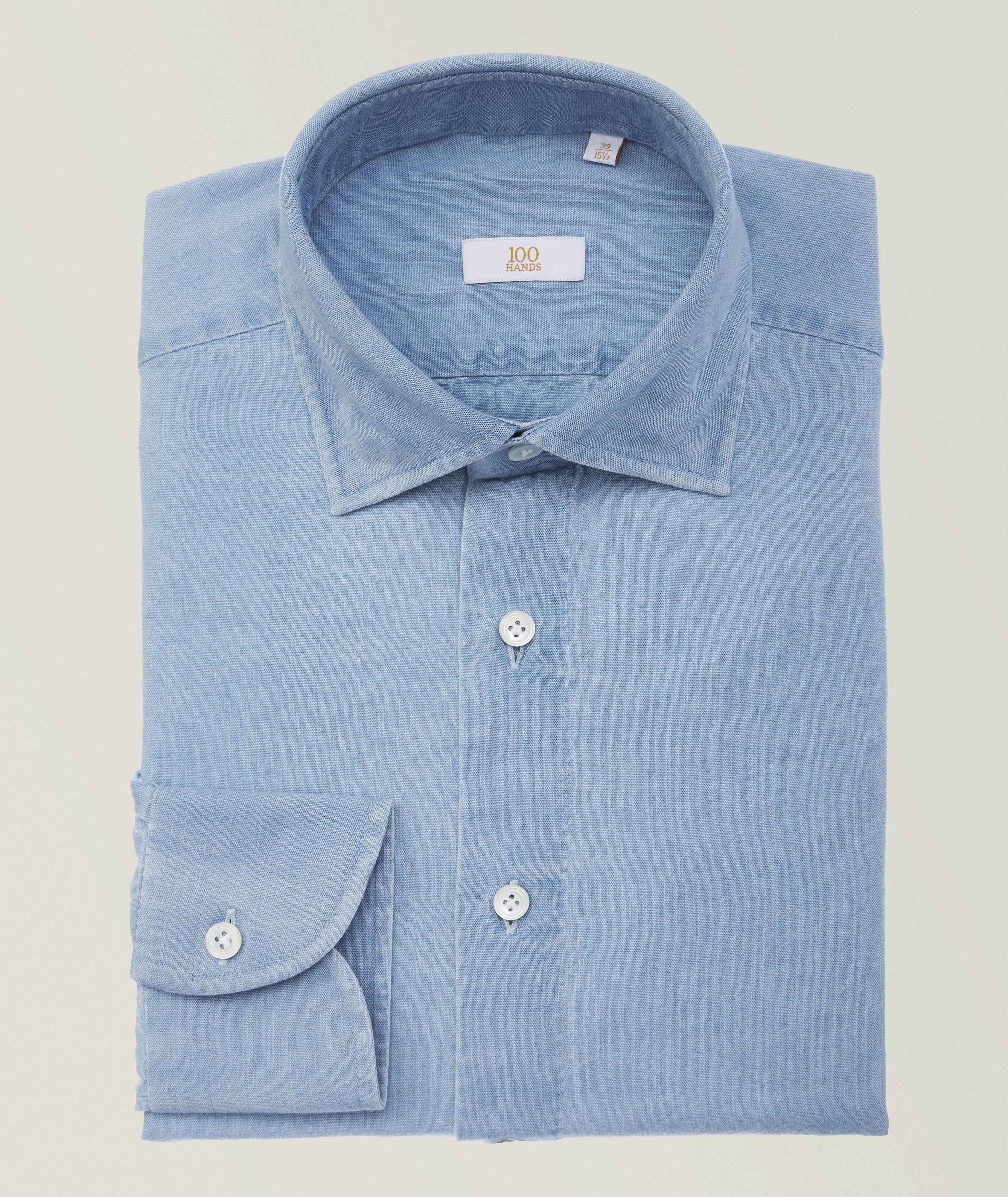 Chambray Denim Dress Shirt  image 0