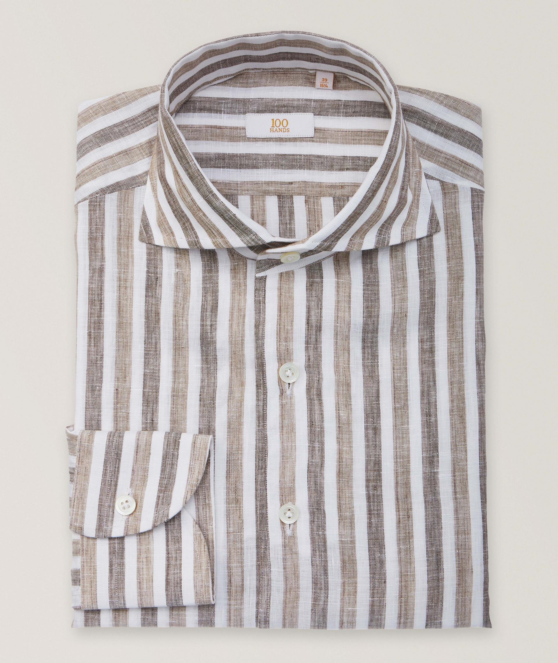 Bengal Stripe Linen Dress Shirt  image 0