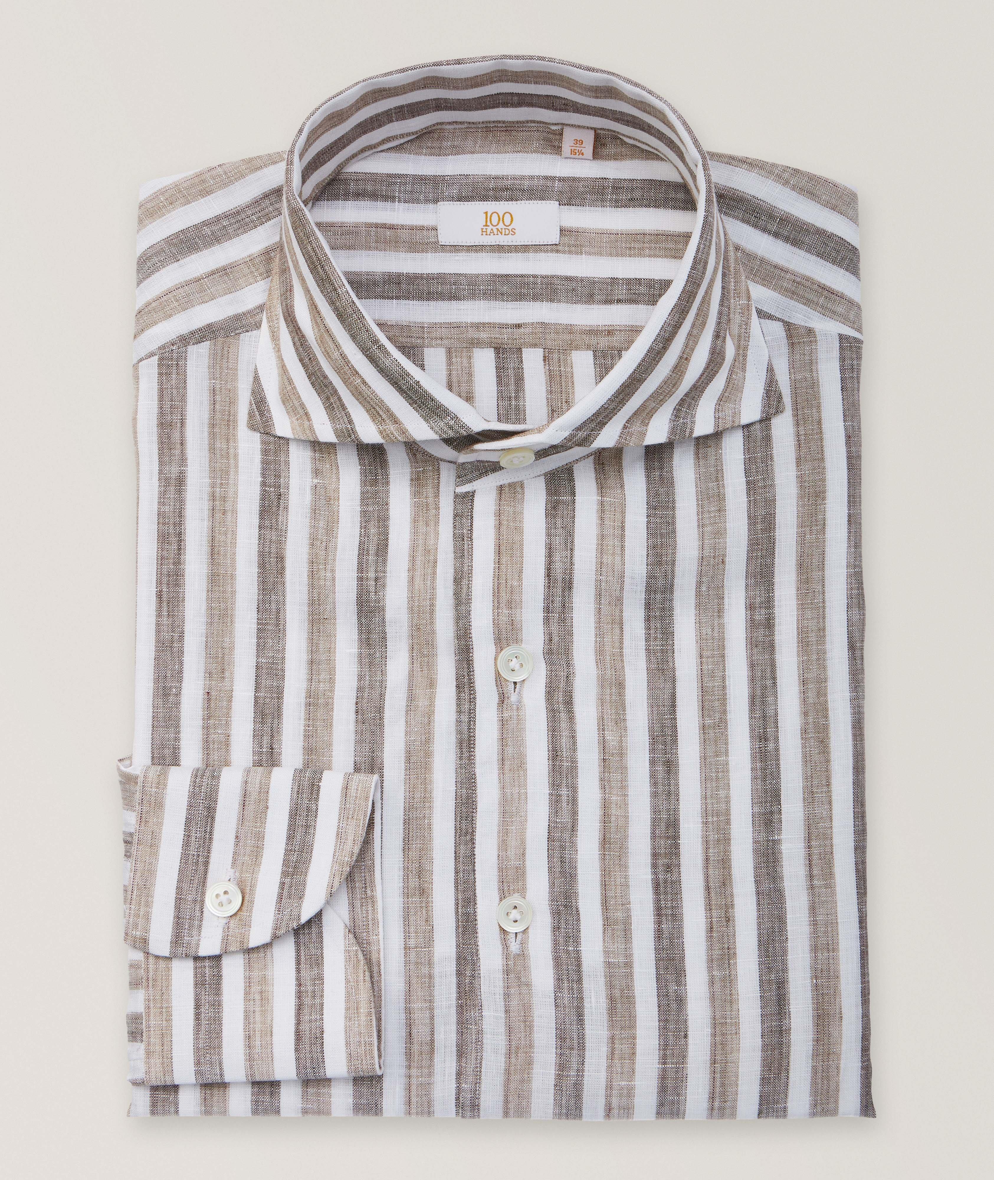 Bengal Stripe Linen Dress Shirt  image 0