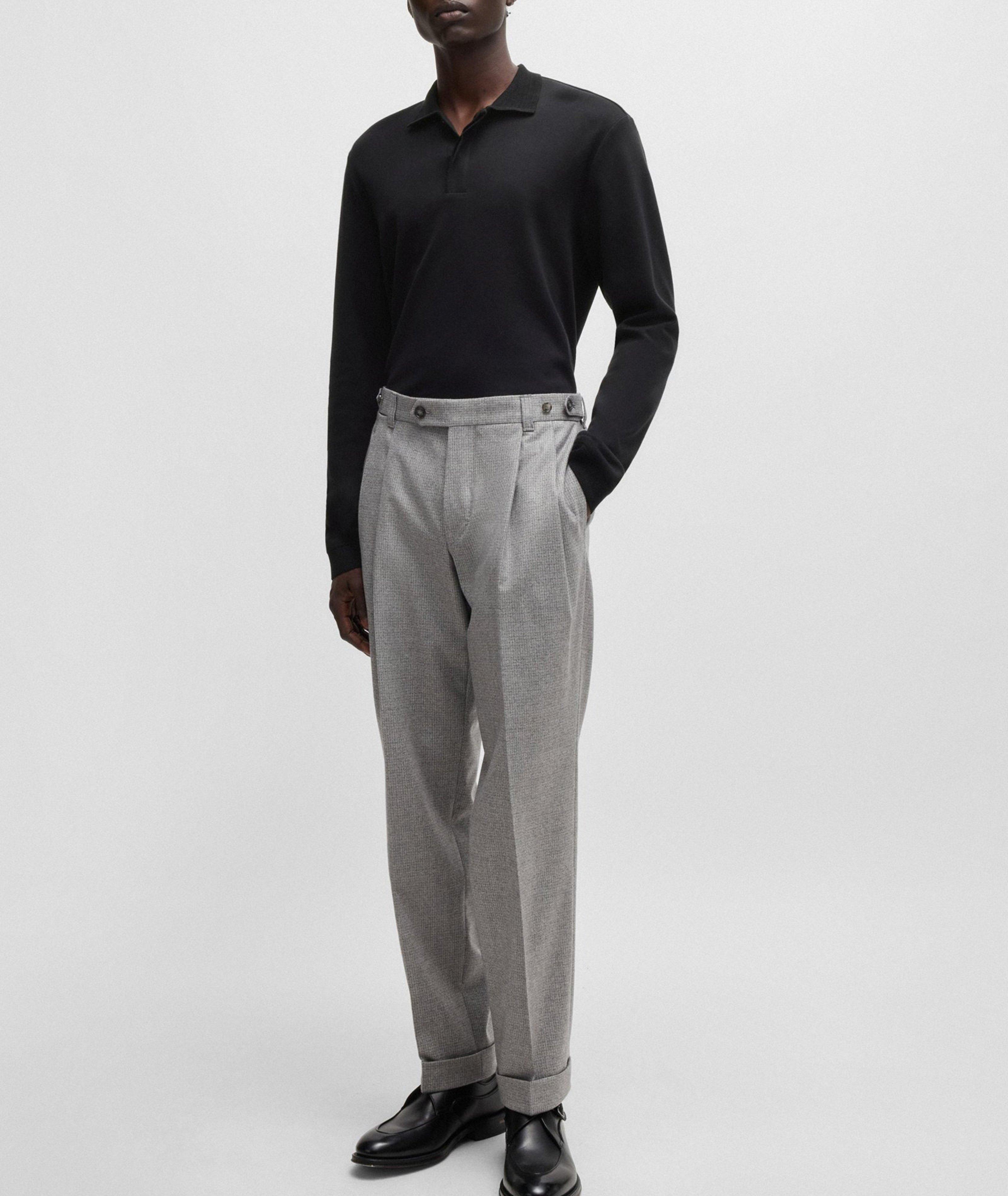 Parker Jacquard Cotton-Cashmere Polo image 3