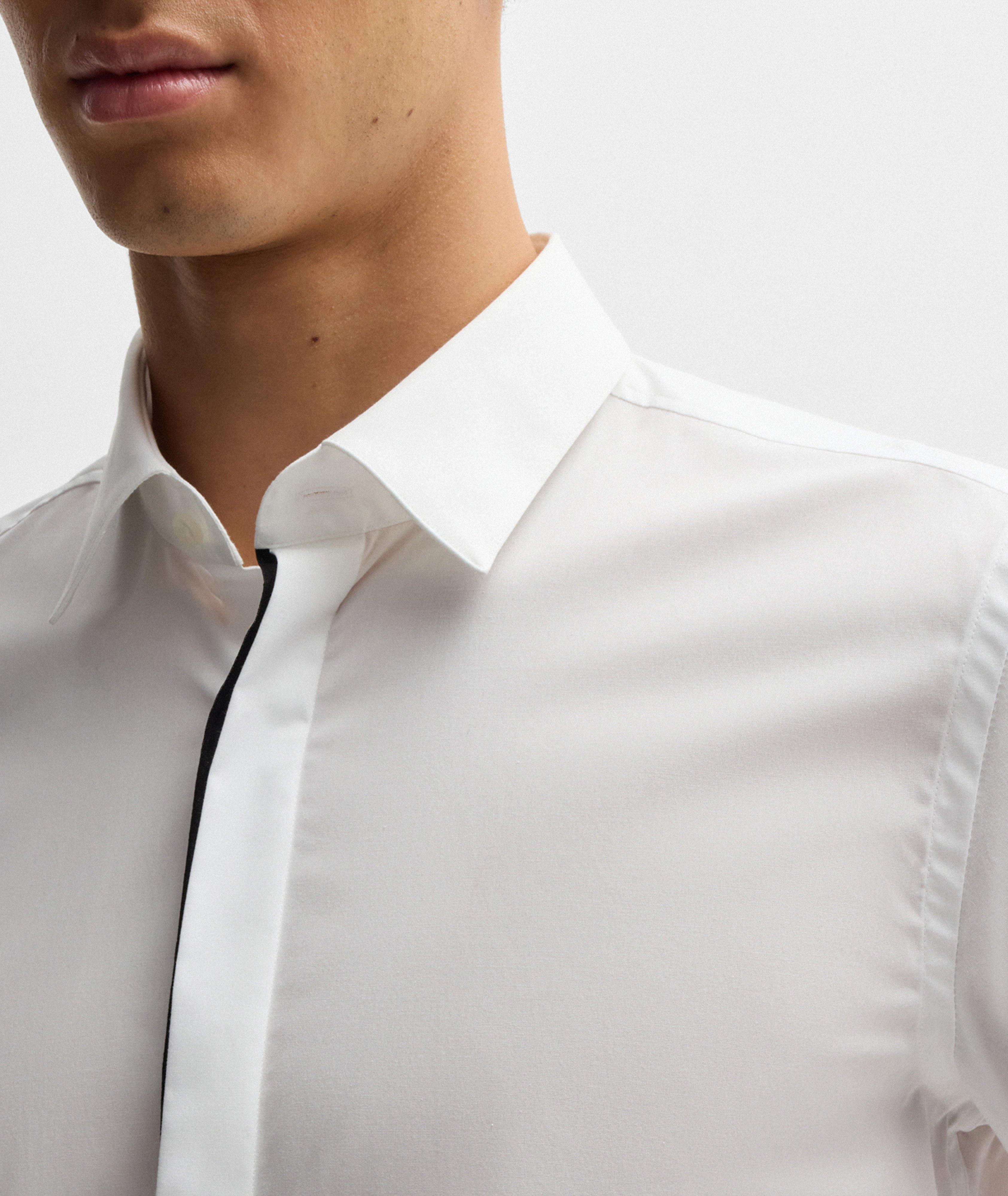 Hank Stretch-Cotton Poplin Dress Shirt image 3