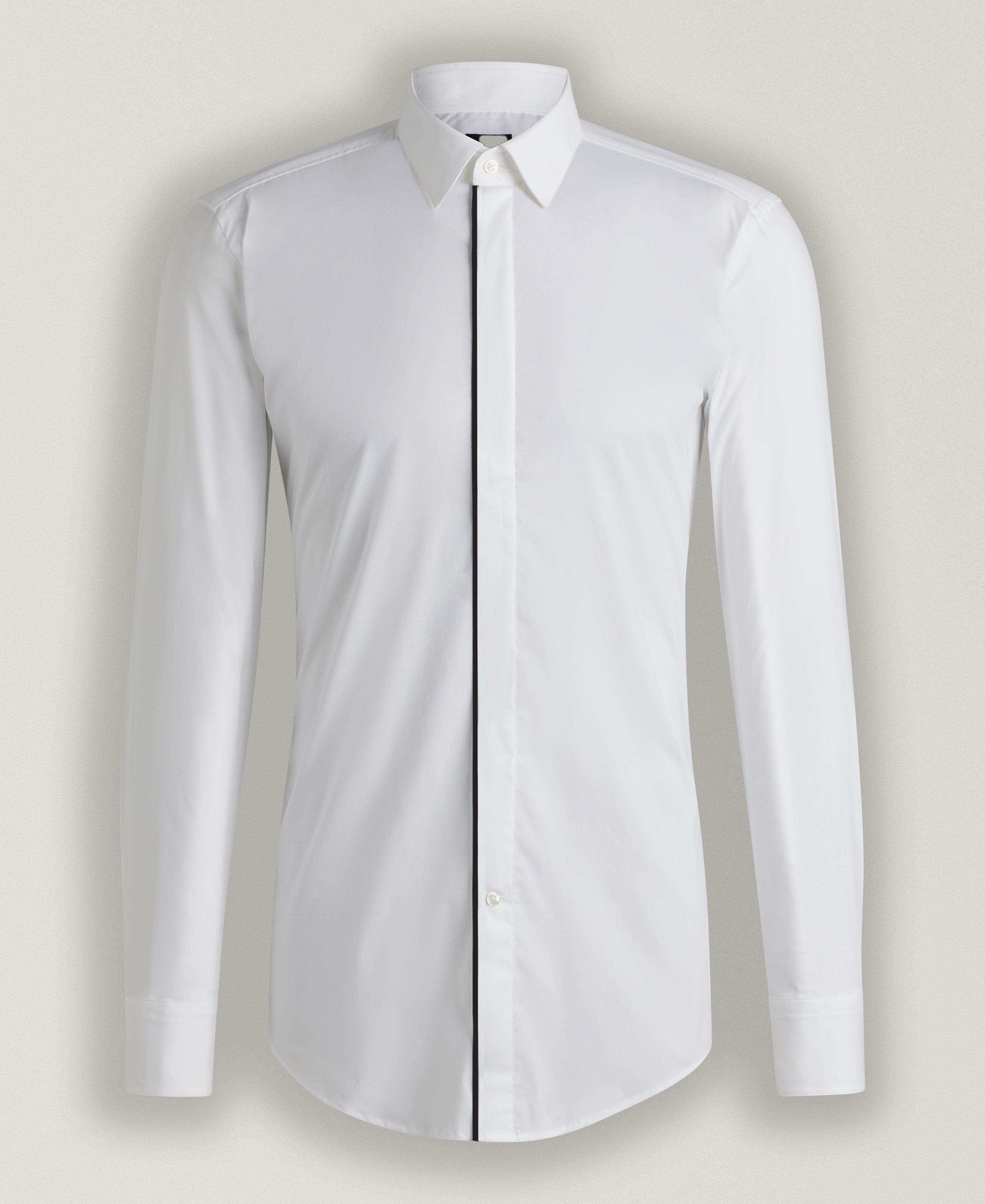 Hank Stretch-Cotton Poplin Dress Shirt image 0