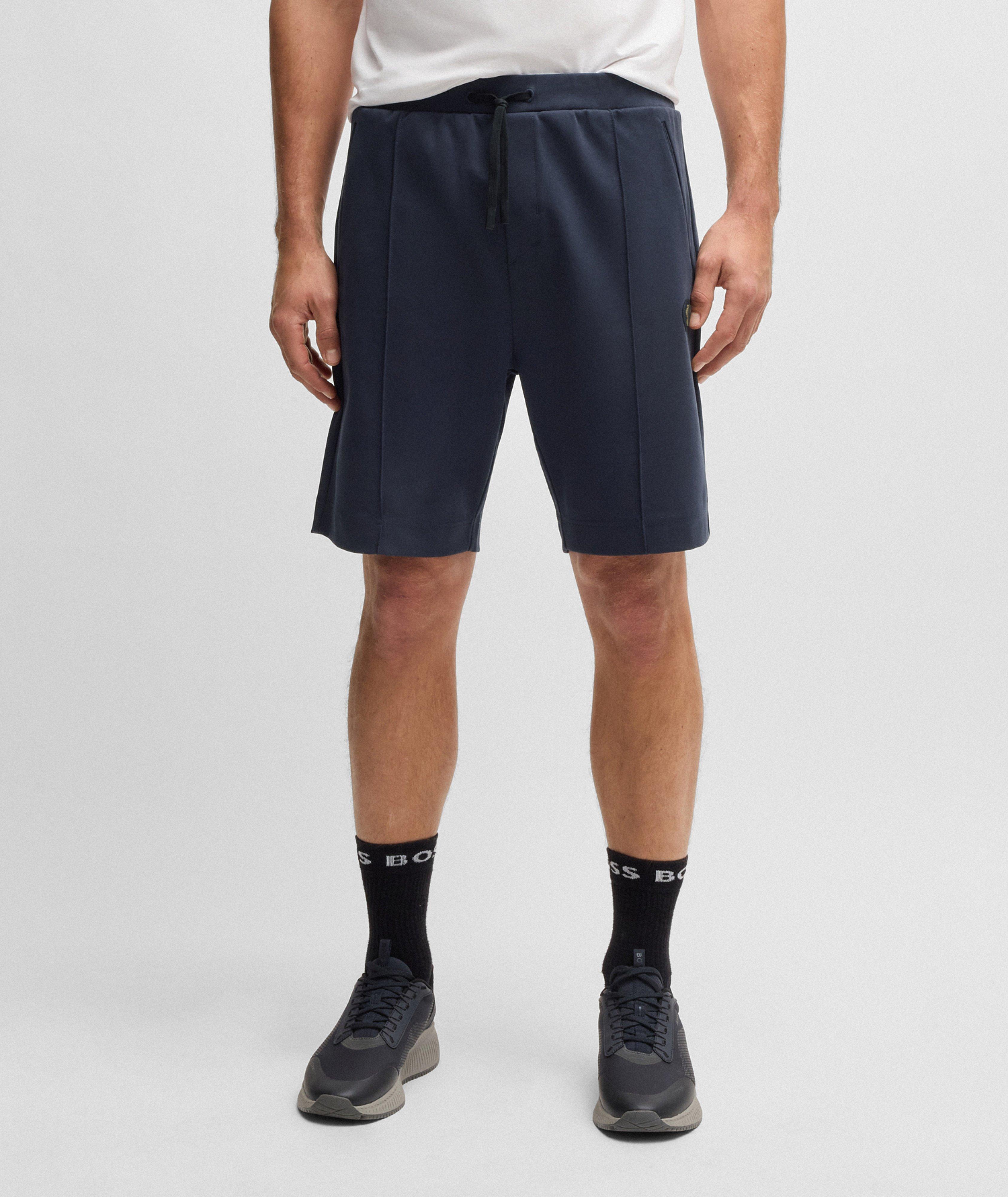 Cotton-Blend Monogram Shorts image 2