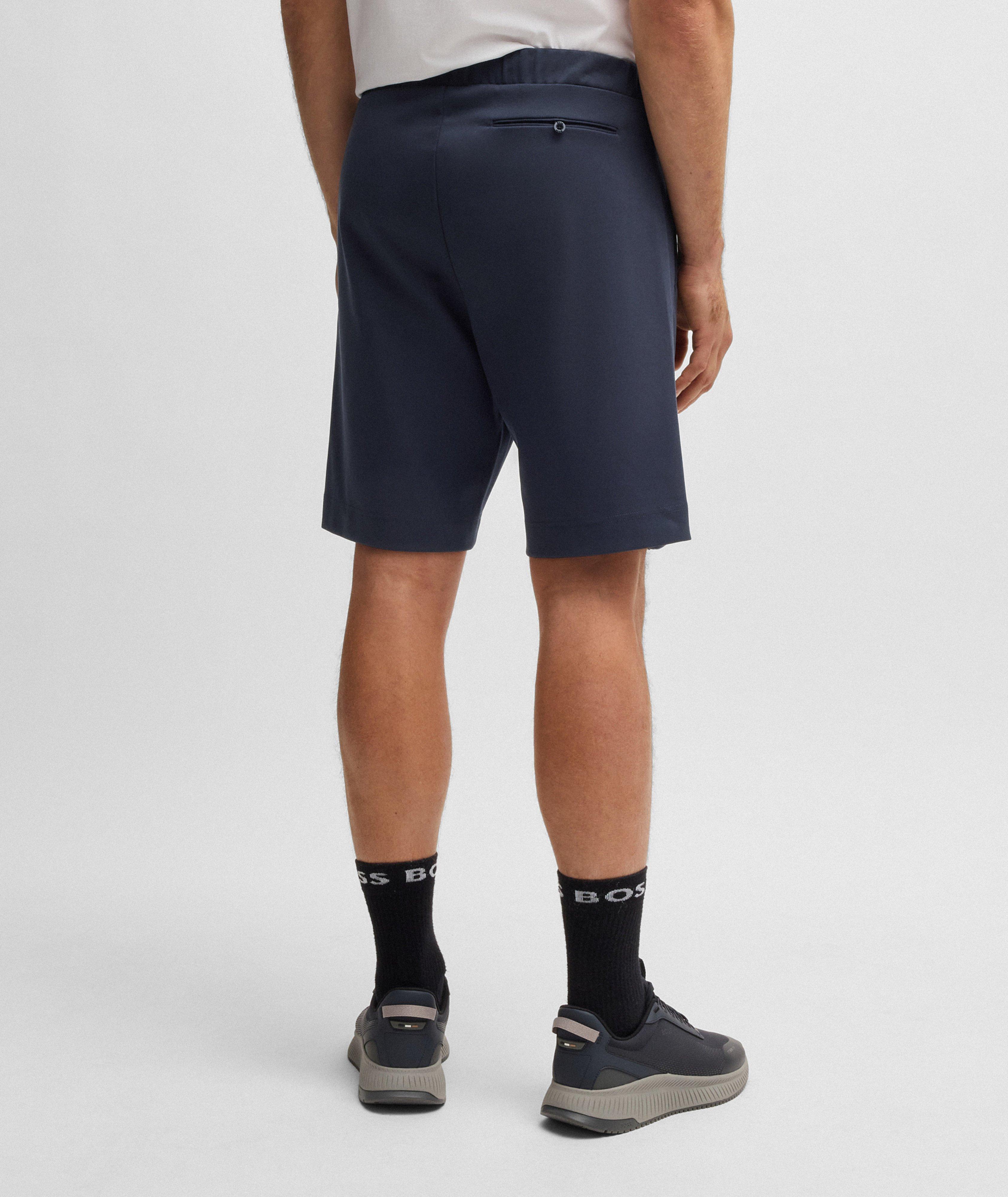 Cotton-Blend Monogram Shorts image 3