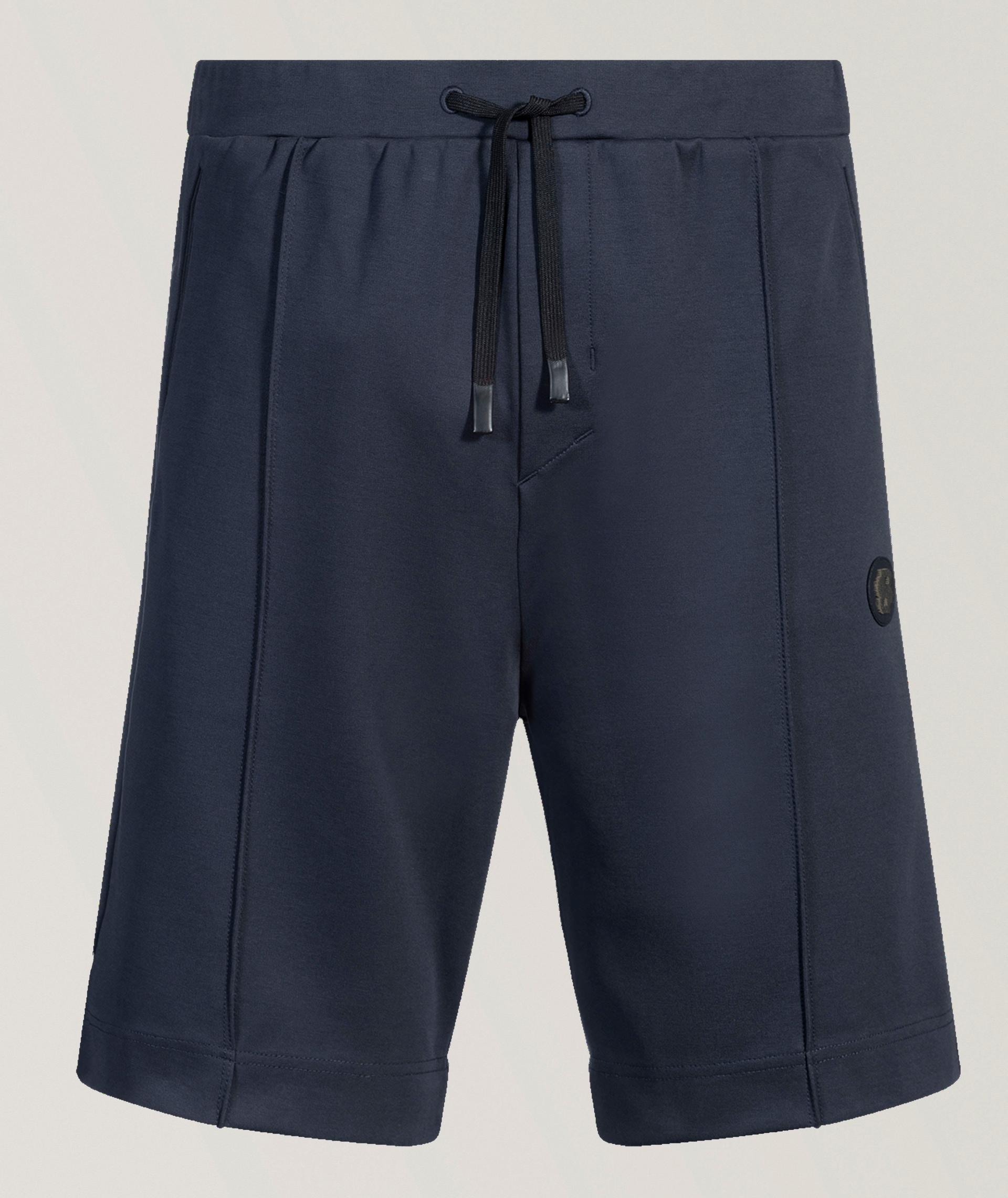 Cotton-Blend Monogram Shorts image 0