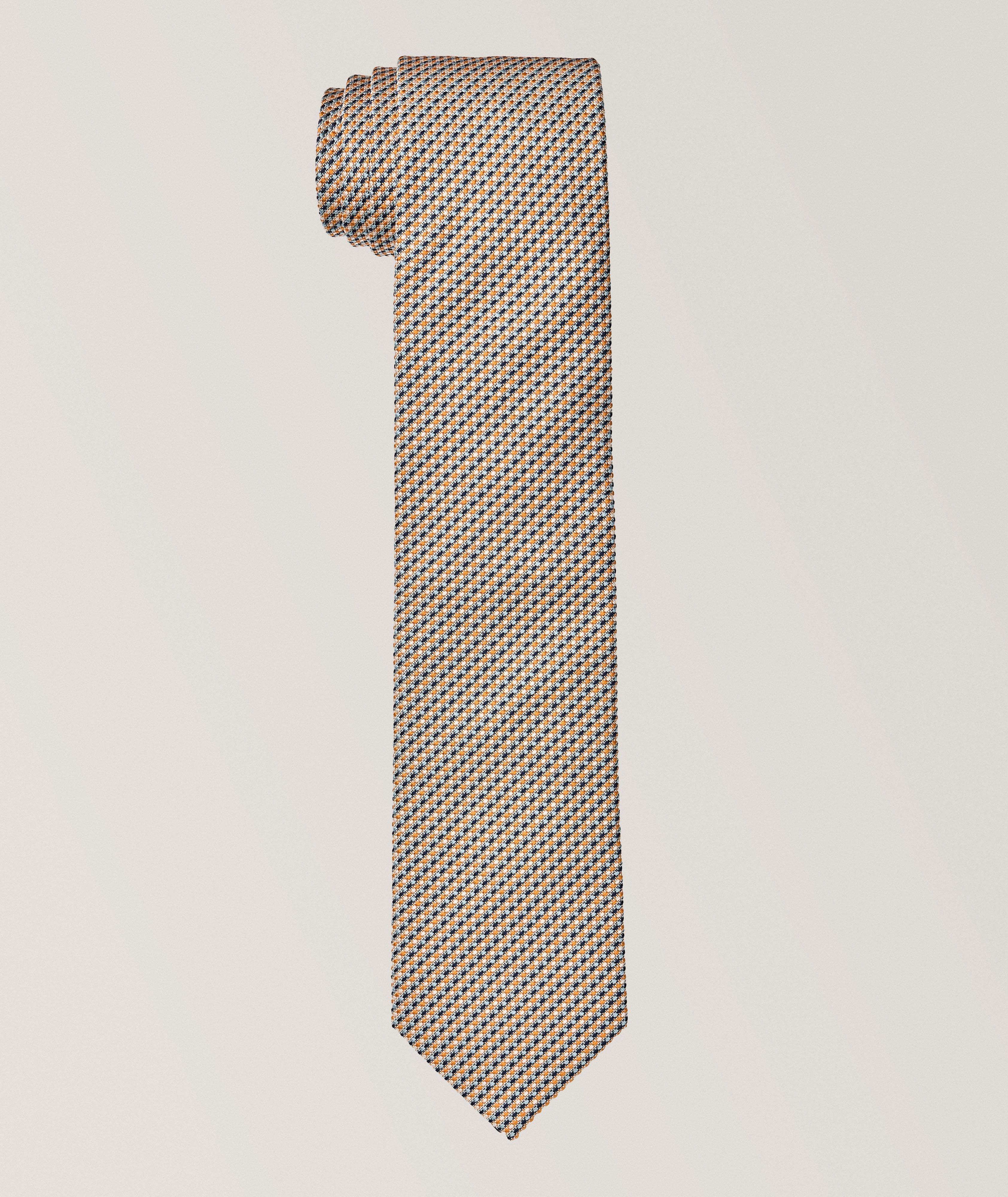 Neat Silk-Cotton Tie image 0