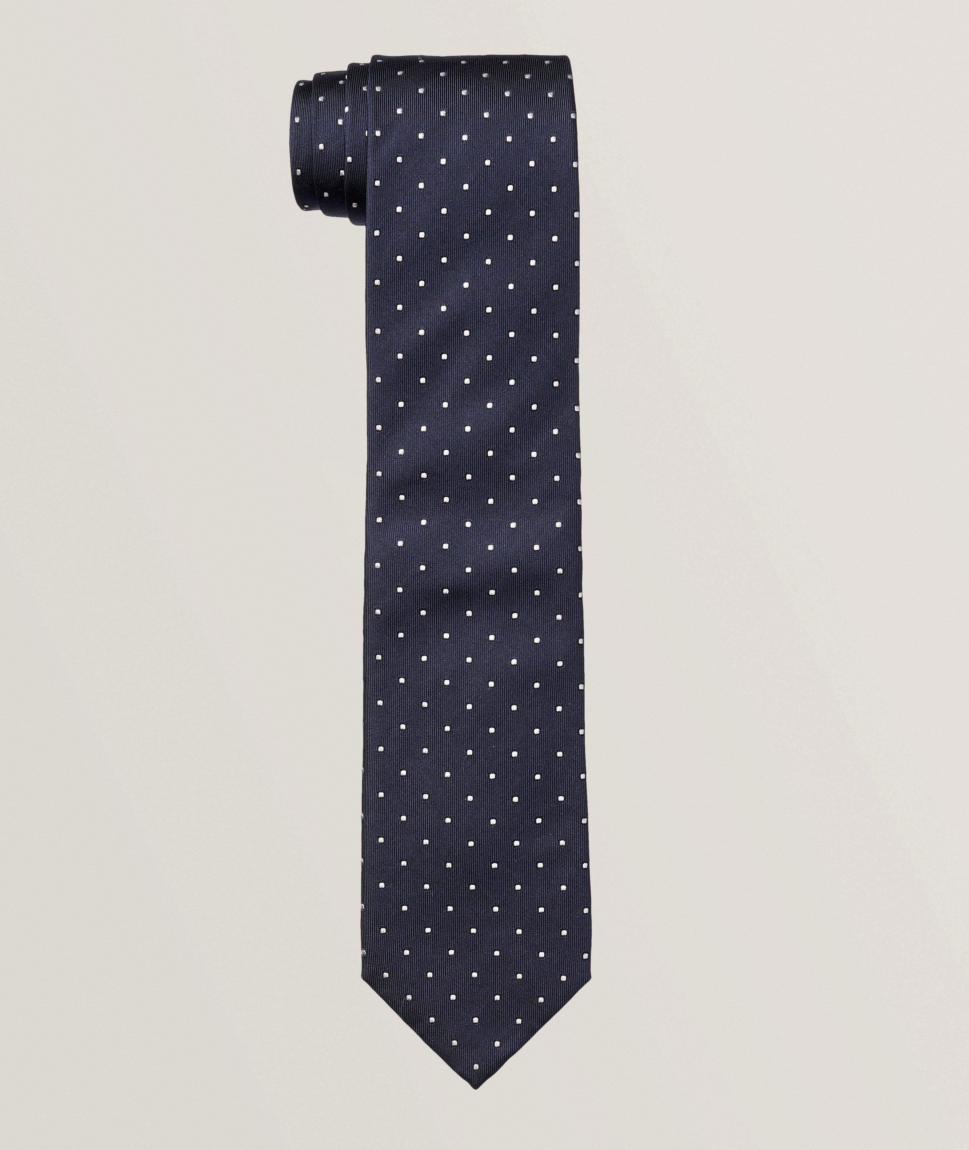 Polka Dot Silk Tie  image 0