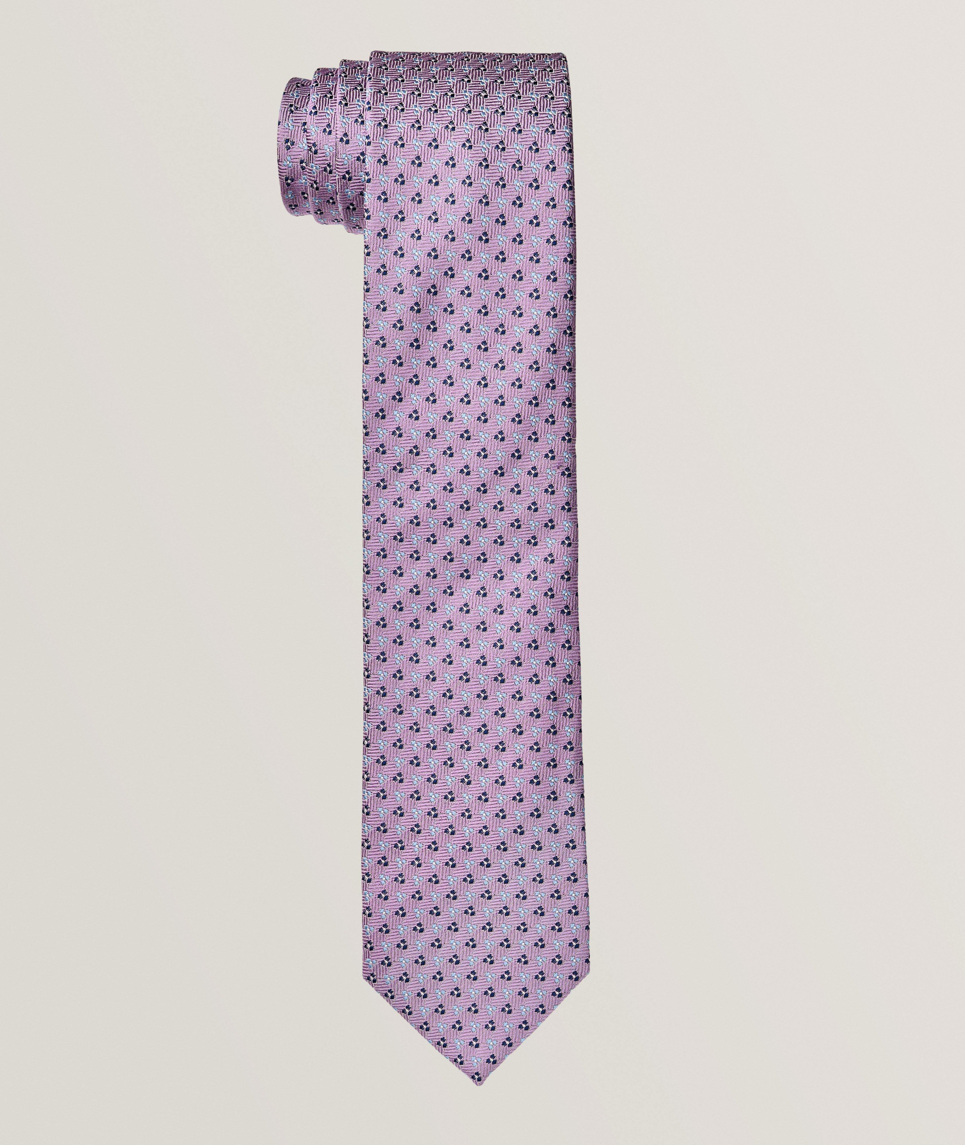 Micro-Neat Silk-Cotton Tie image 0