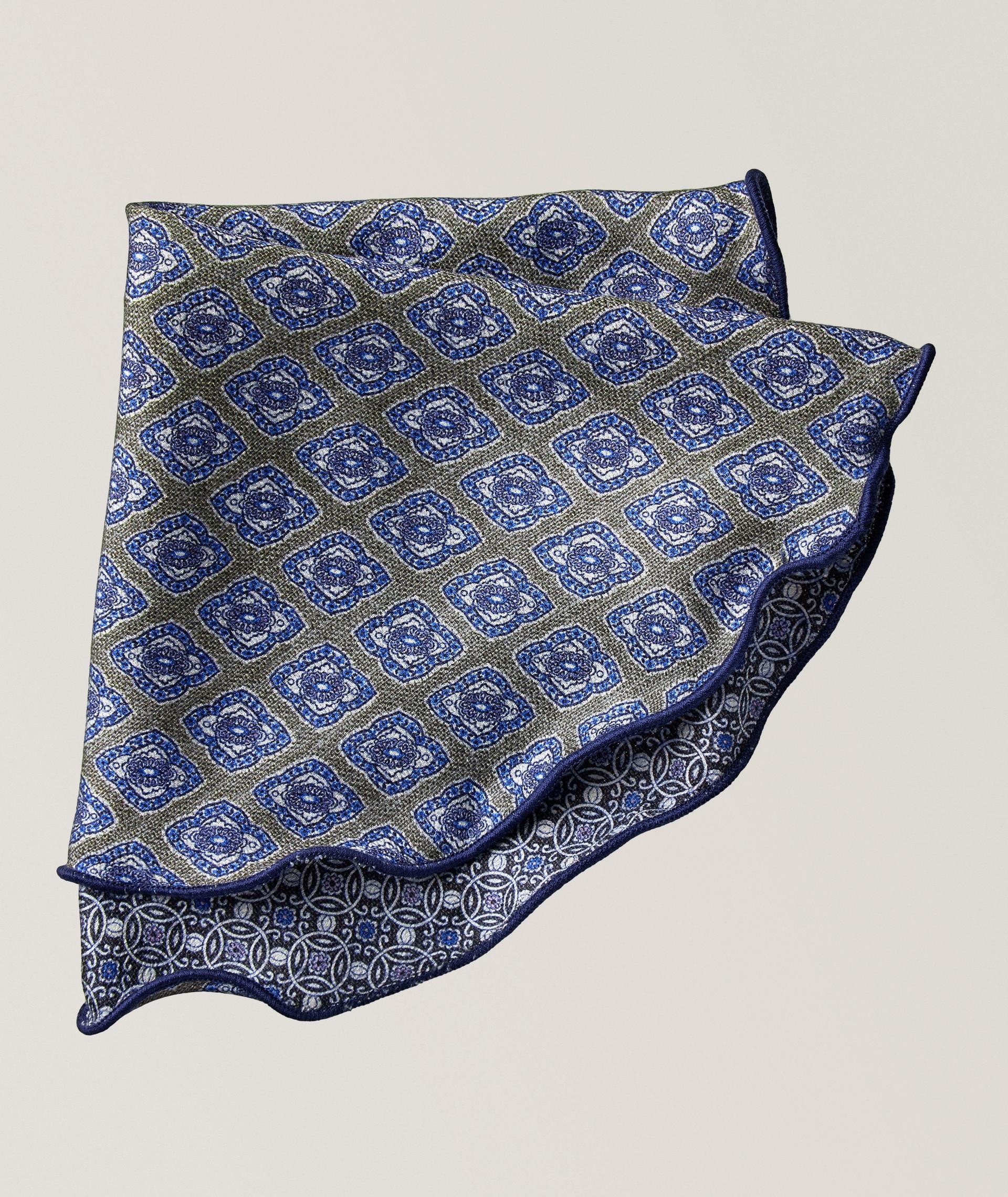 Reversible Medallion-Links Silk Pocket Circle image 0