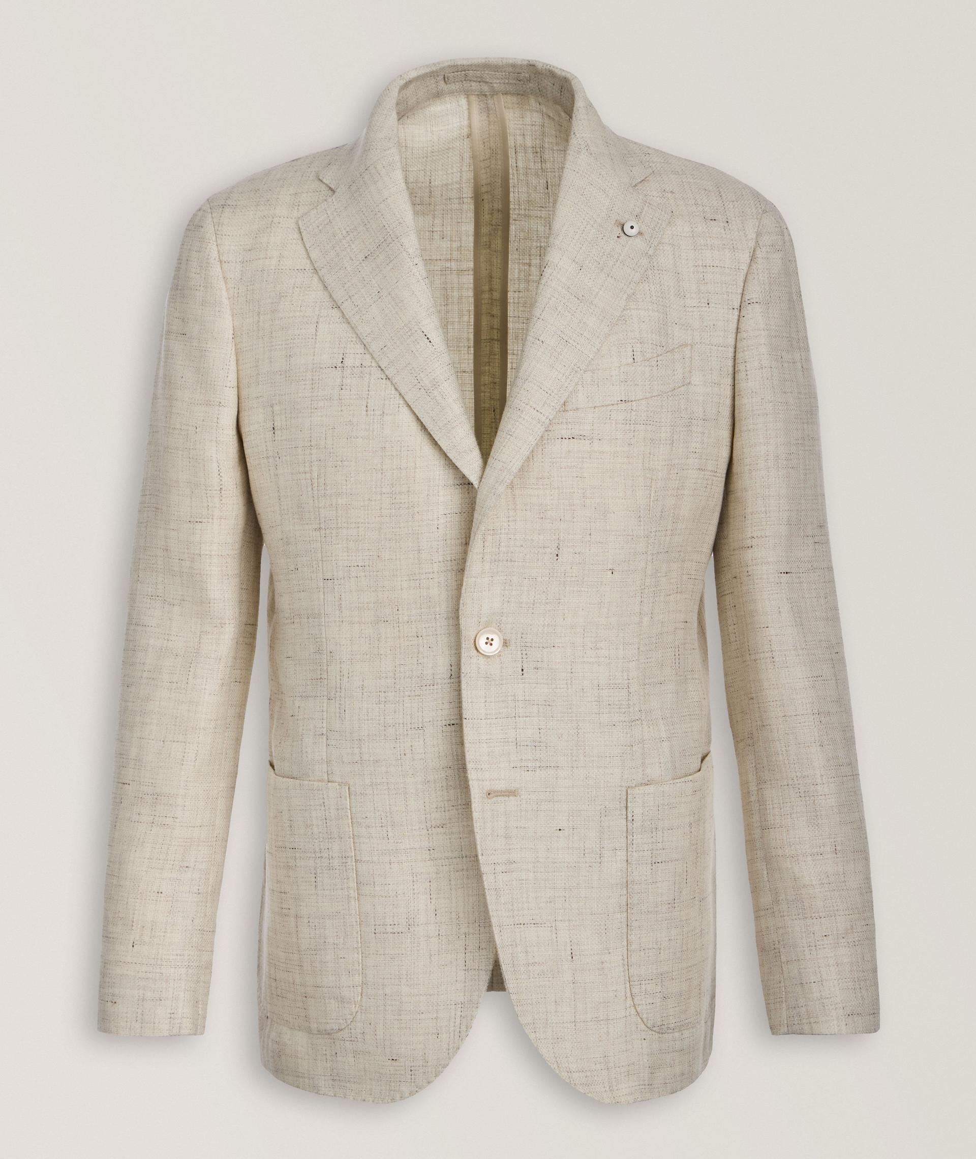 Mélange Linen-Wool Sport Jacket image 0