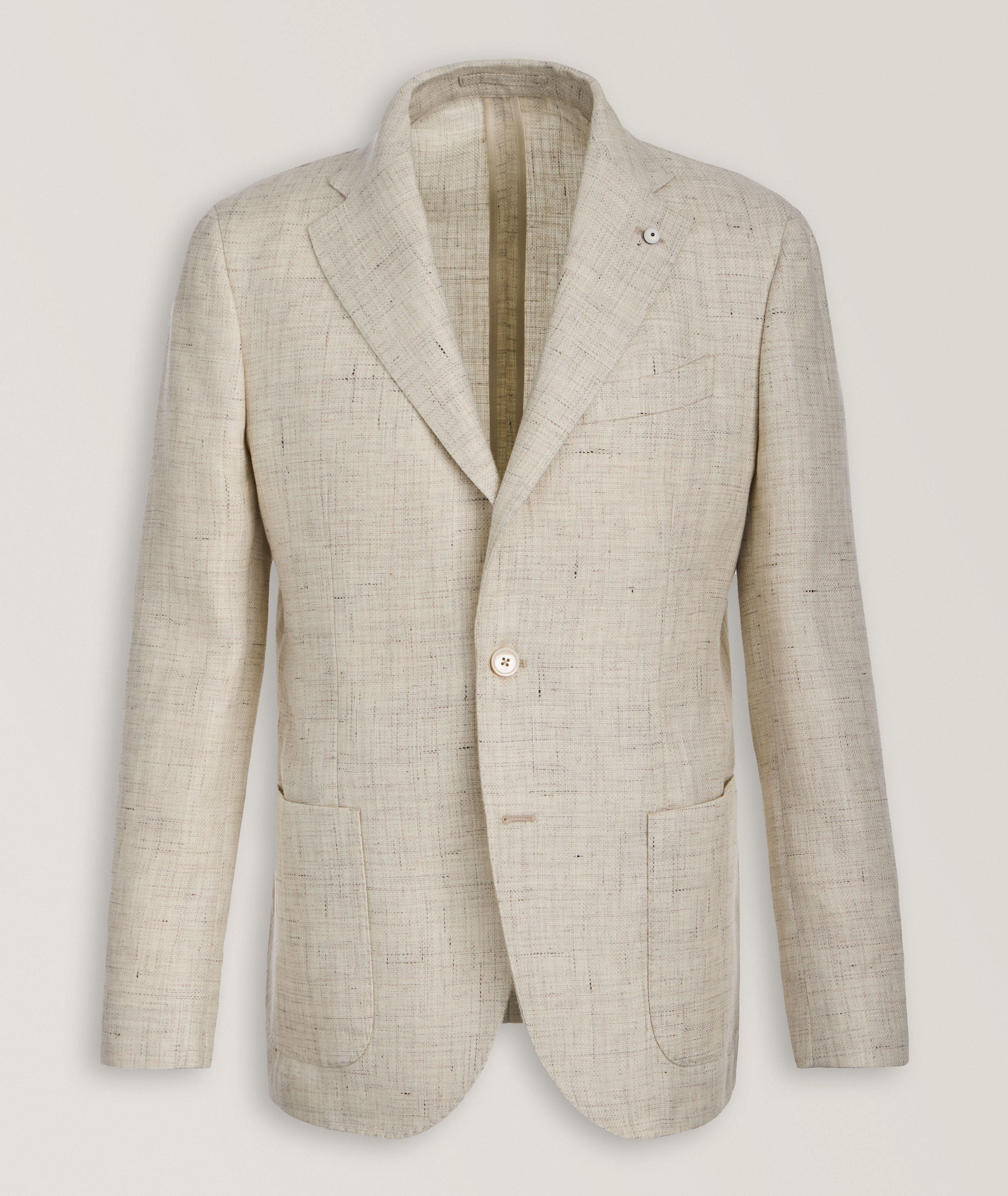 Mélange Linen-Wool Sport Jacket image 0