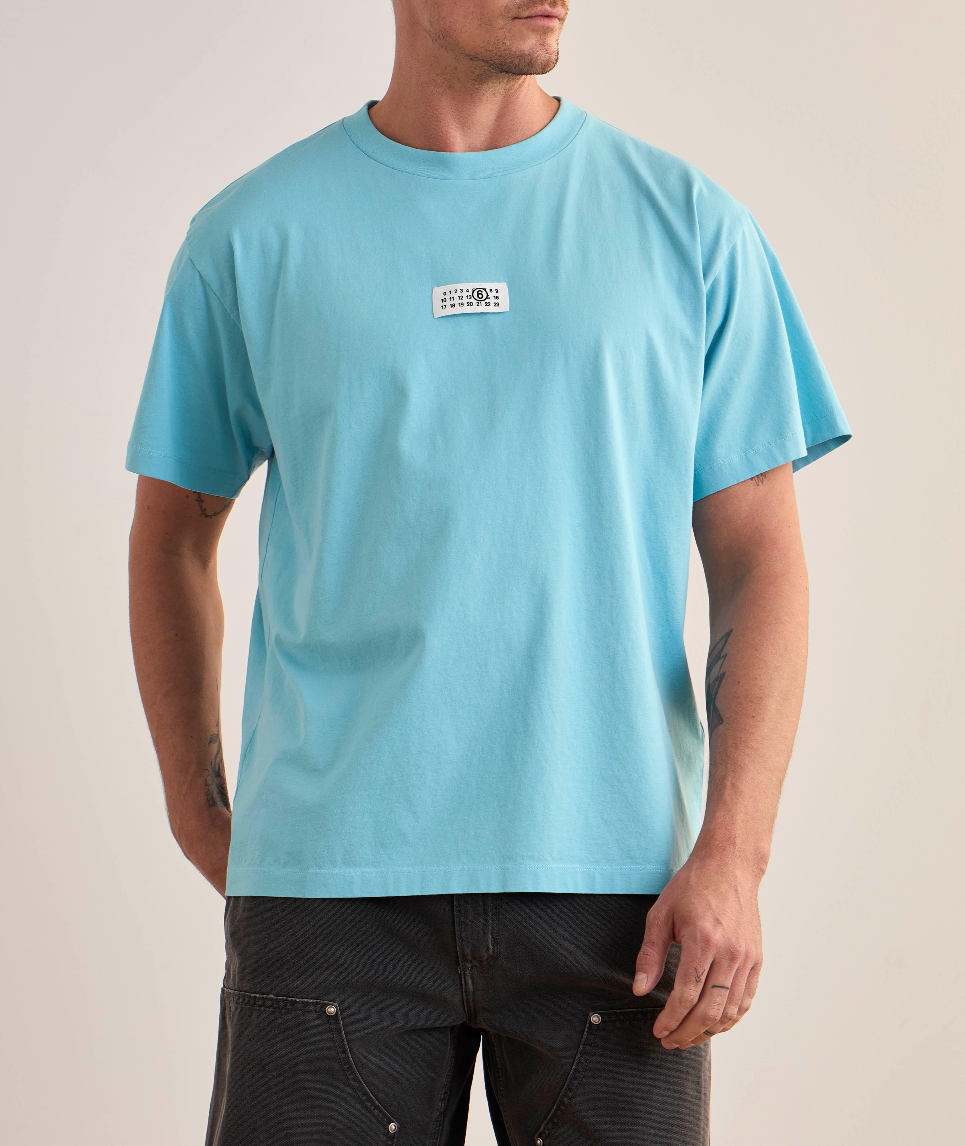 Oversized Logo Label Cotton T-Shirt image 1