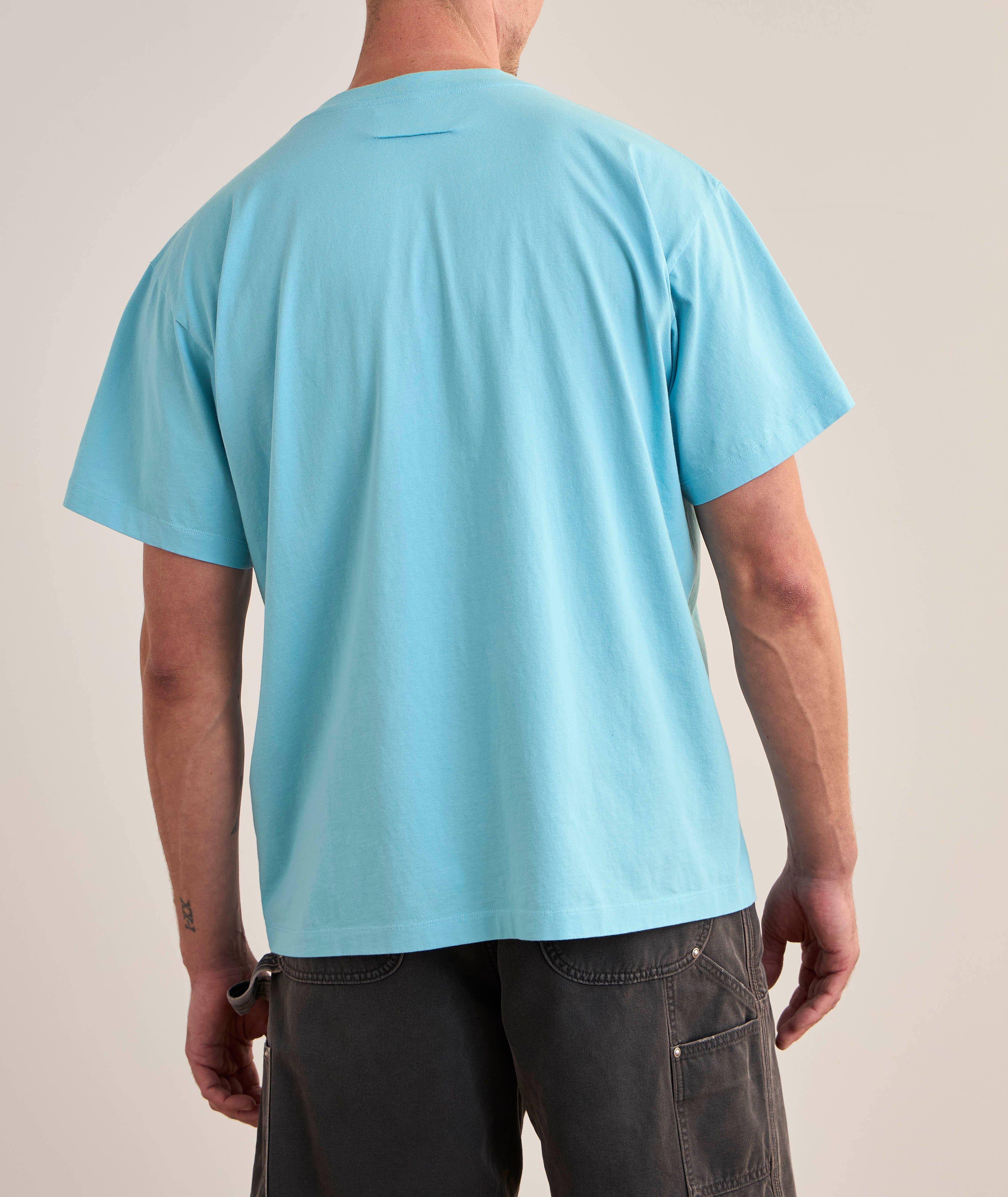 Oversized Logo Label Cotton T-Shirt image 2