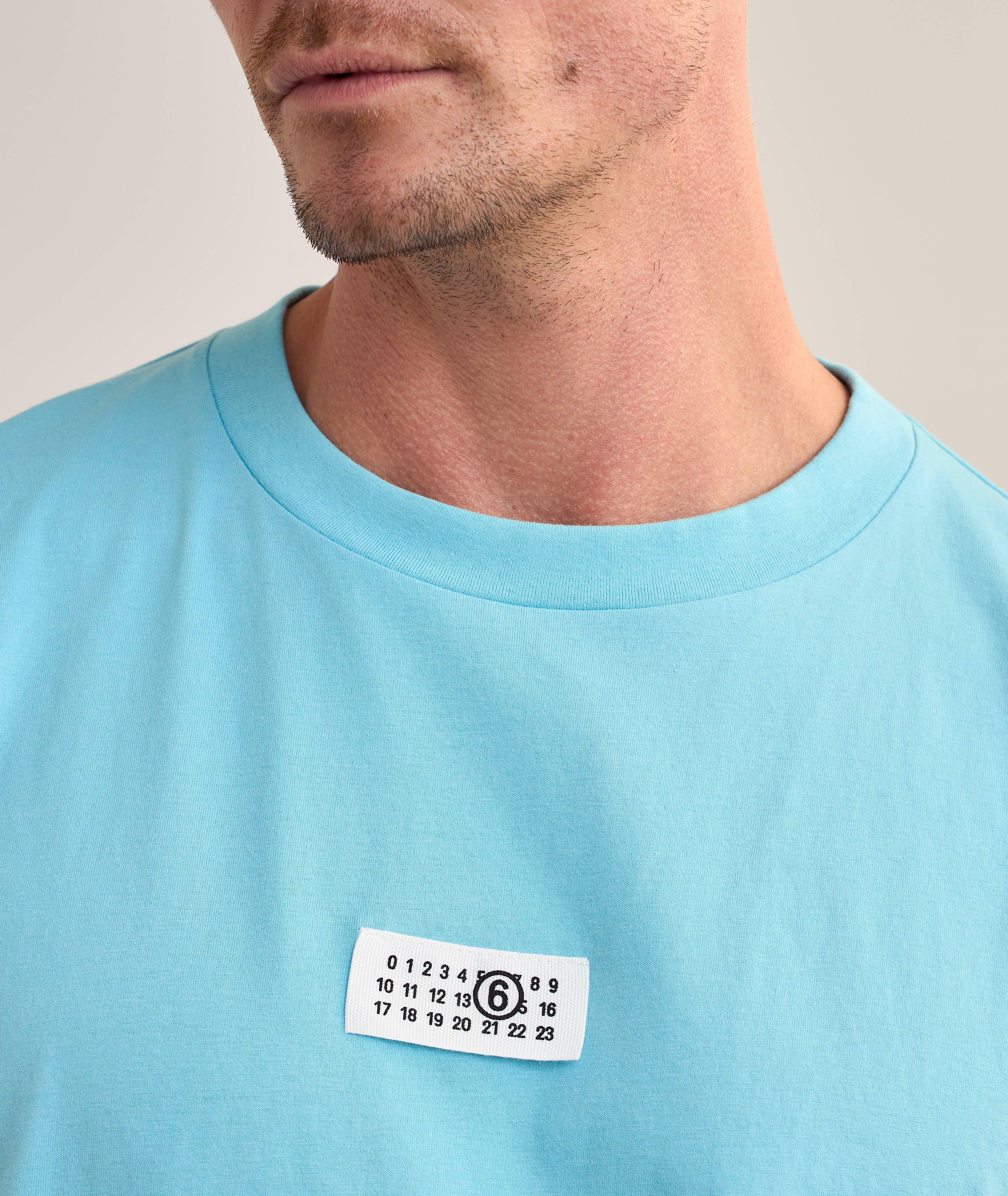 Oversized Logo Label Cotton T-Shirt image 3