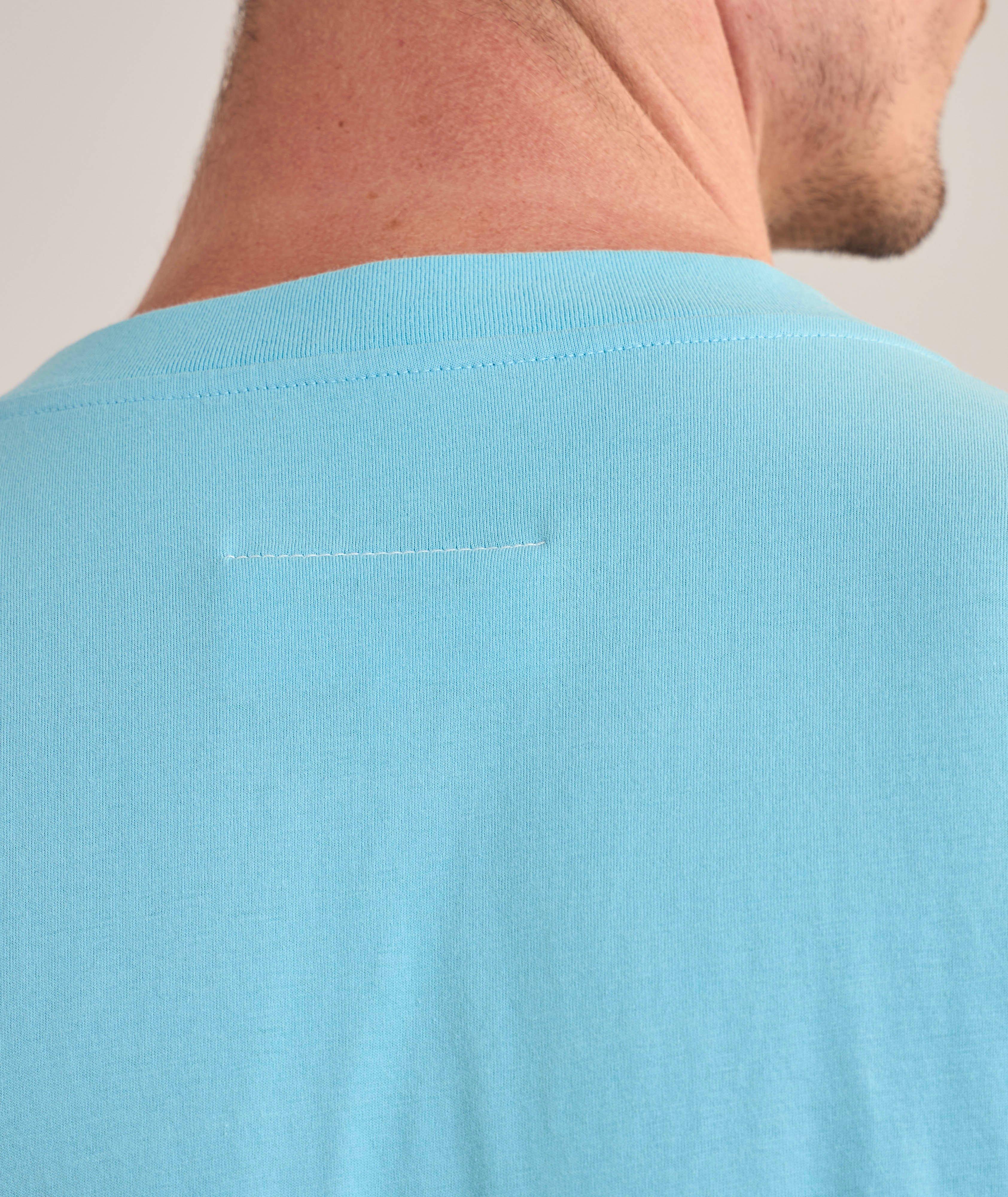 Oversized Logo Label Cotton T-Shirt image 4