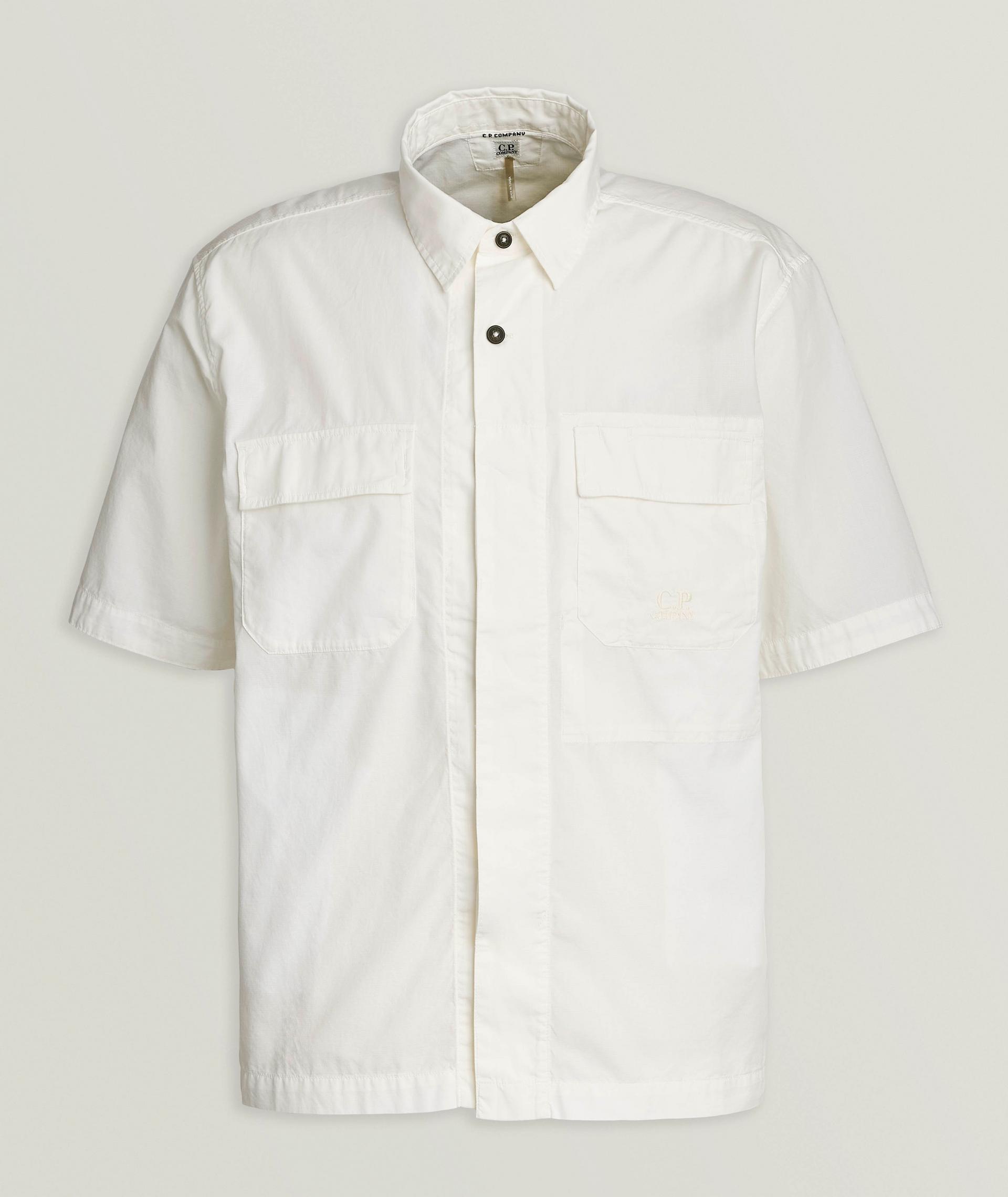 Chemise en coton de coupe carrée image 0