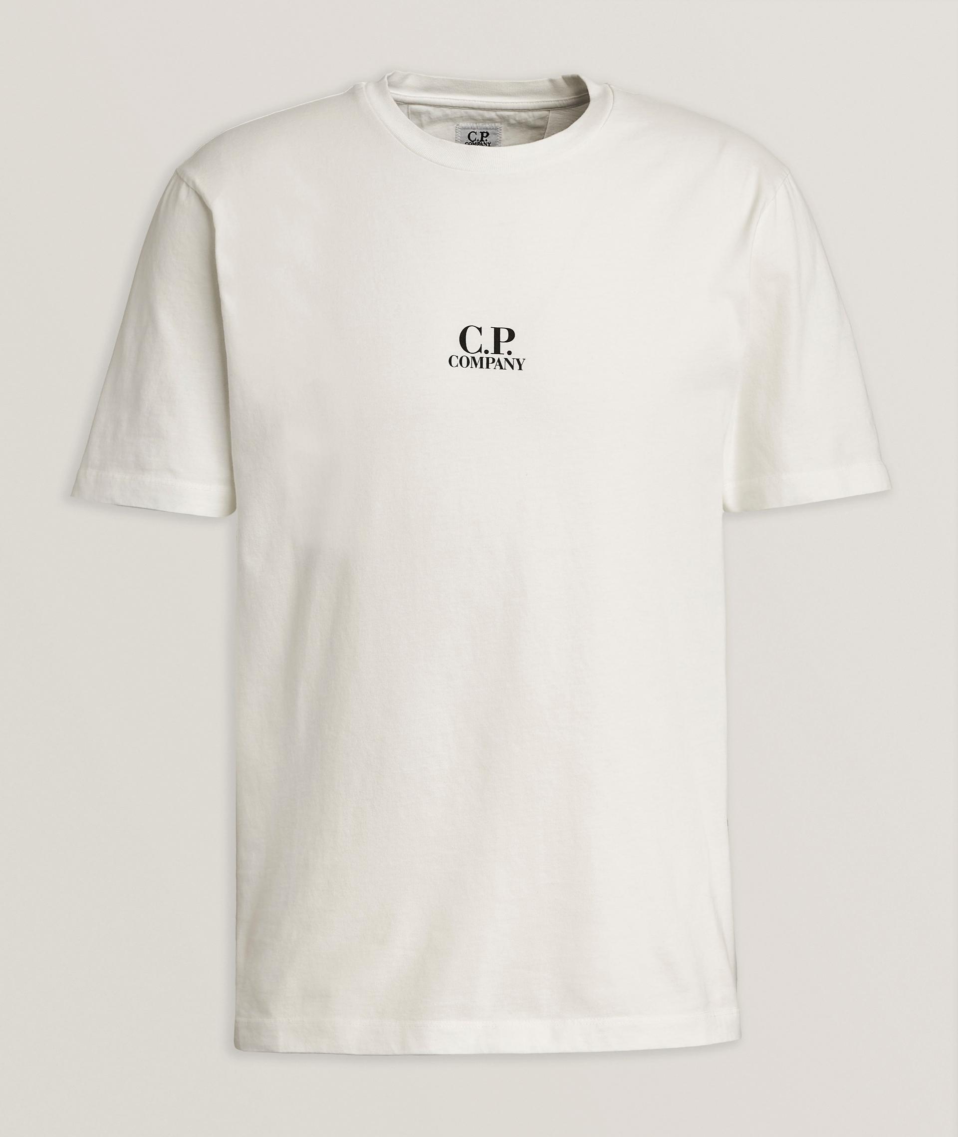 T-shirt en coton avec détail graphique à l’arrière image 0