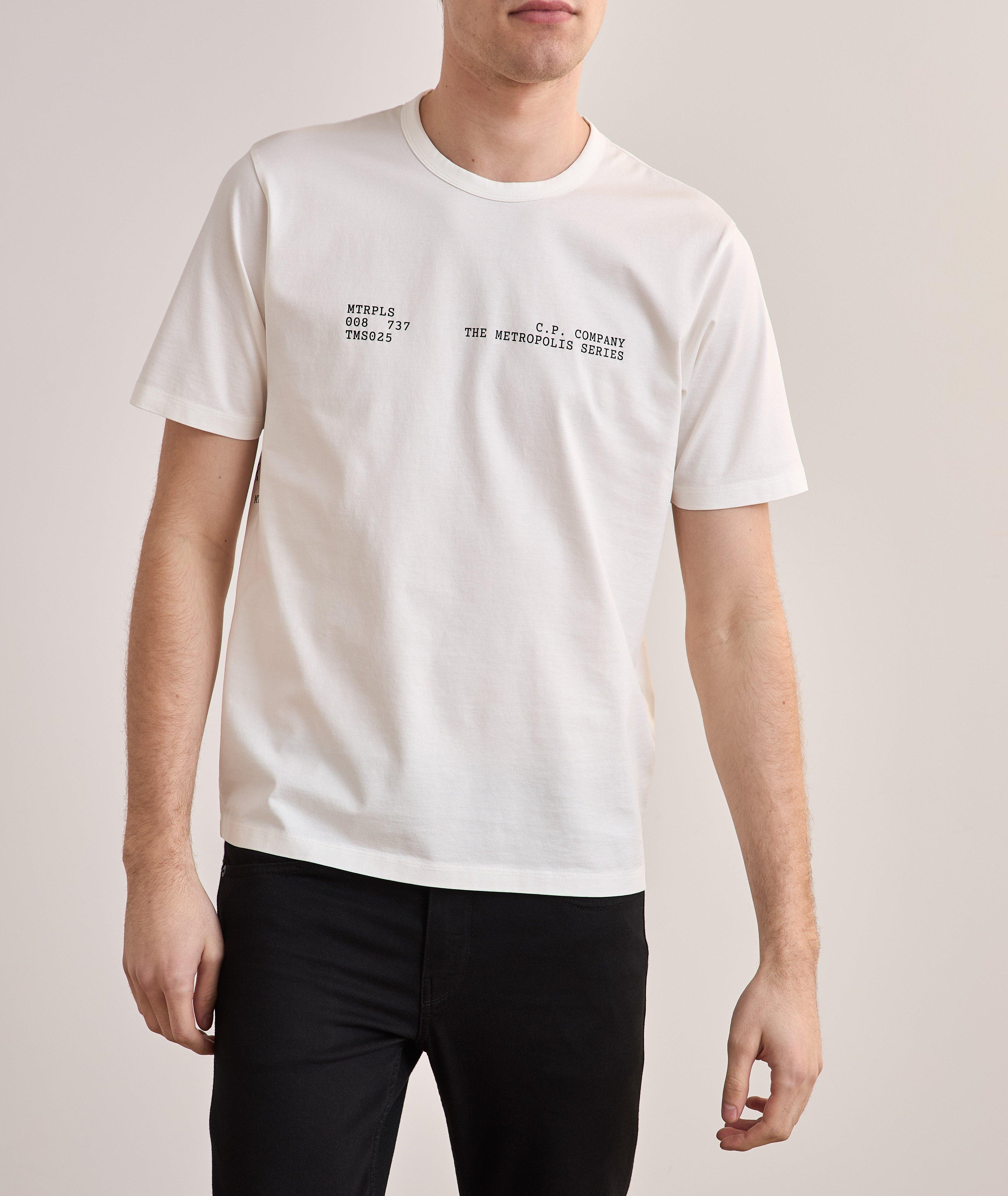 T-shirt en coton mercerisé, collection Metropolis image 2
