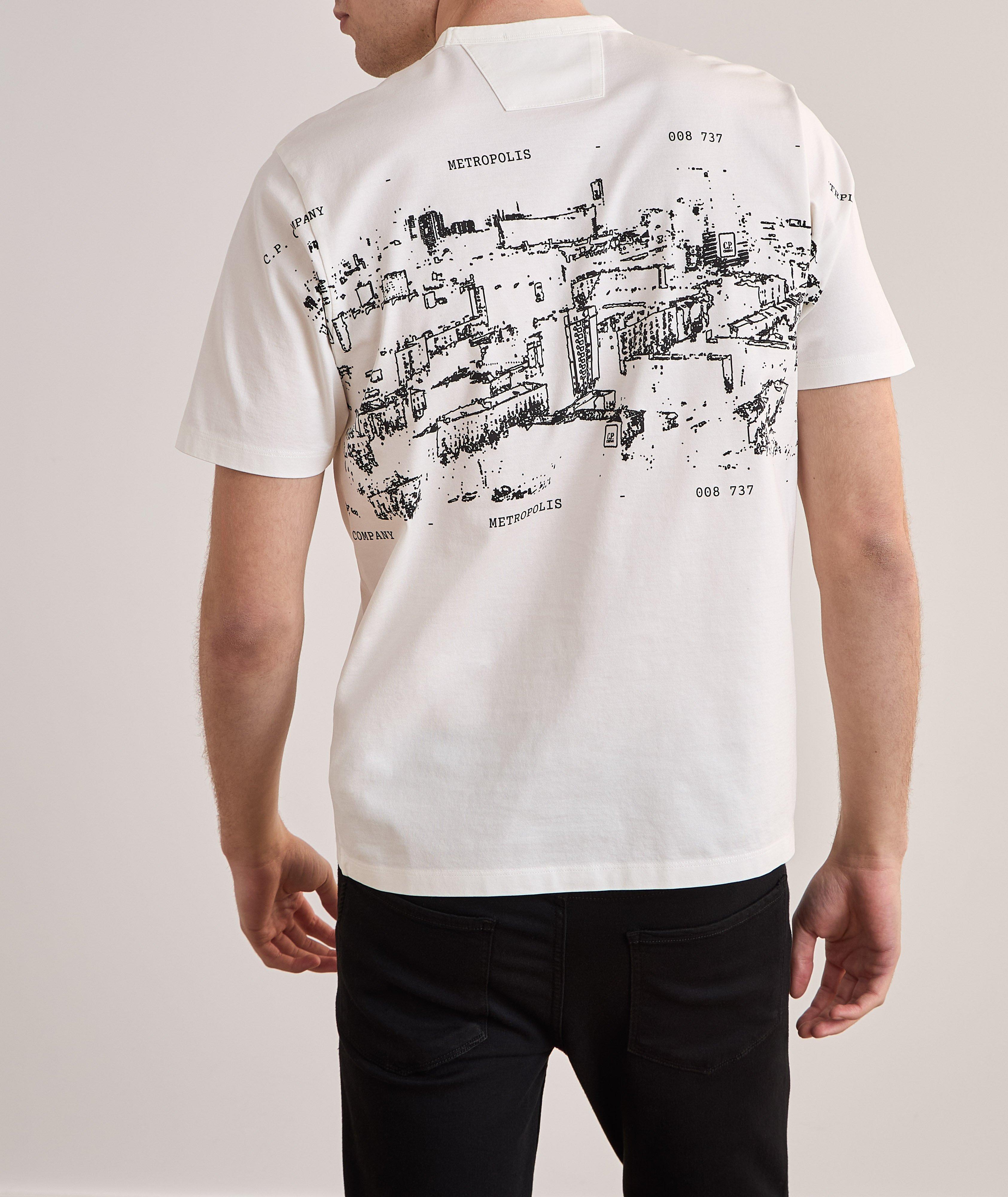 T-shirt en coton mercerisé, collection Metropolis image 3