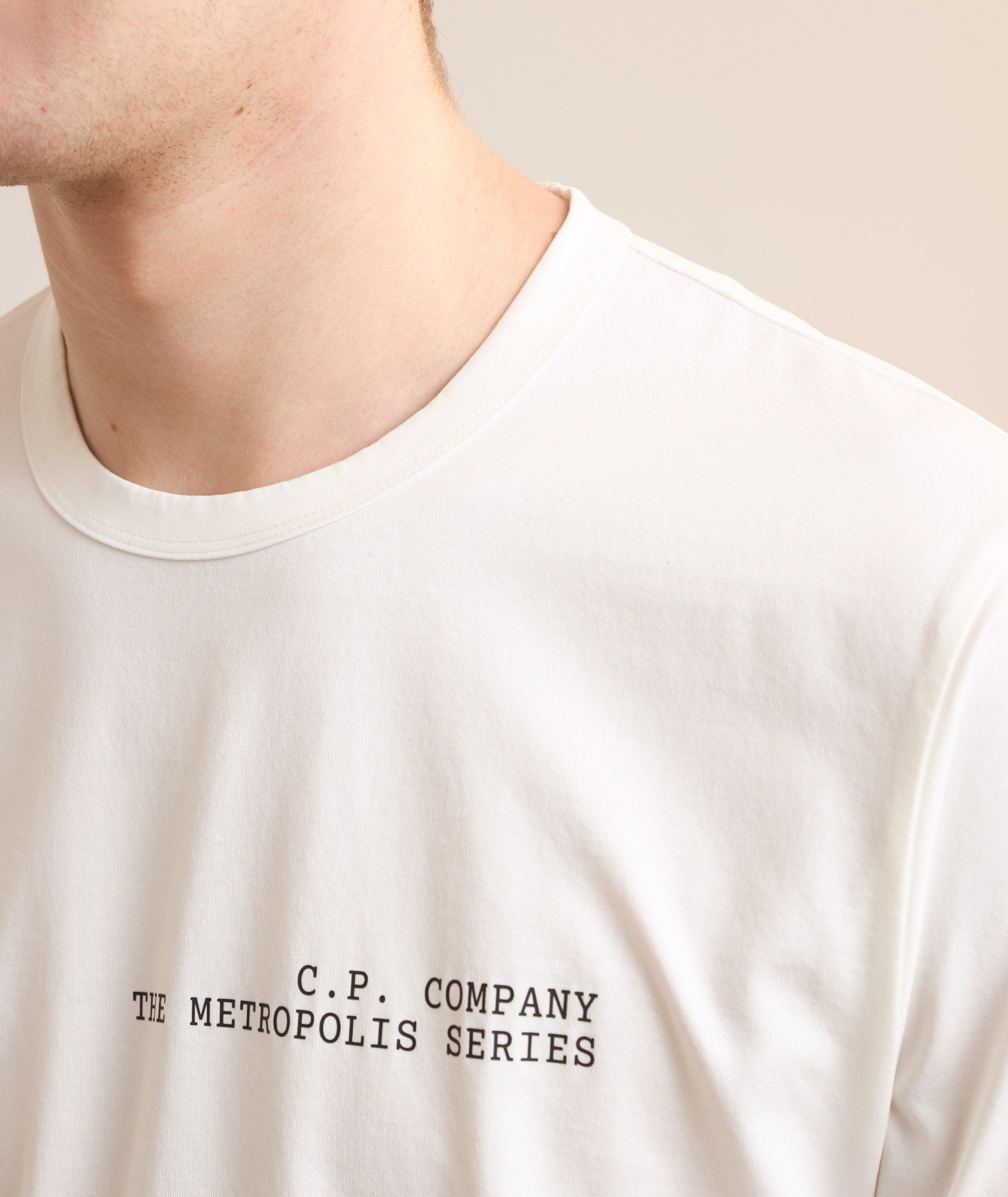 T-shirt en coton mercerisé, collection Metropolis image 4